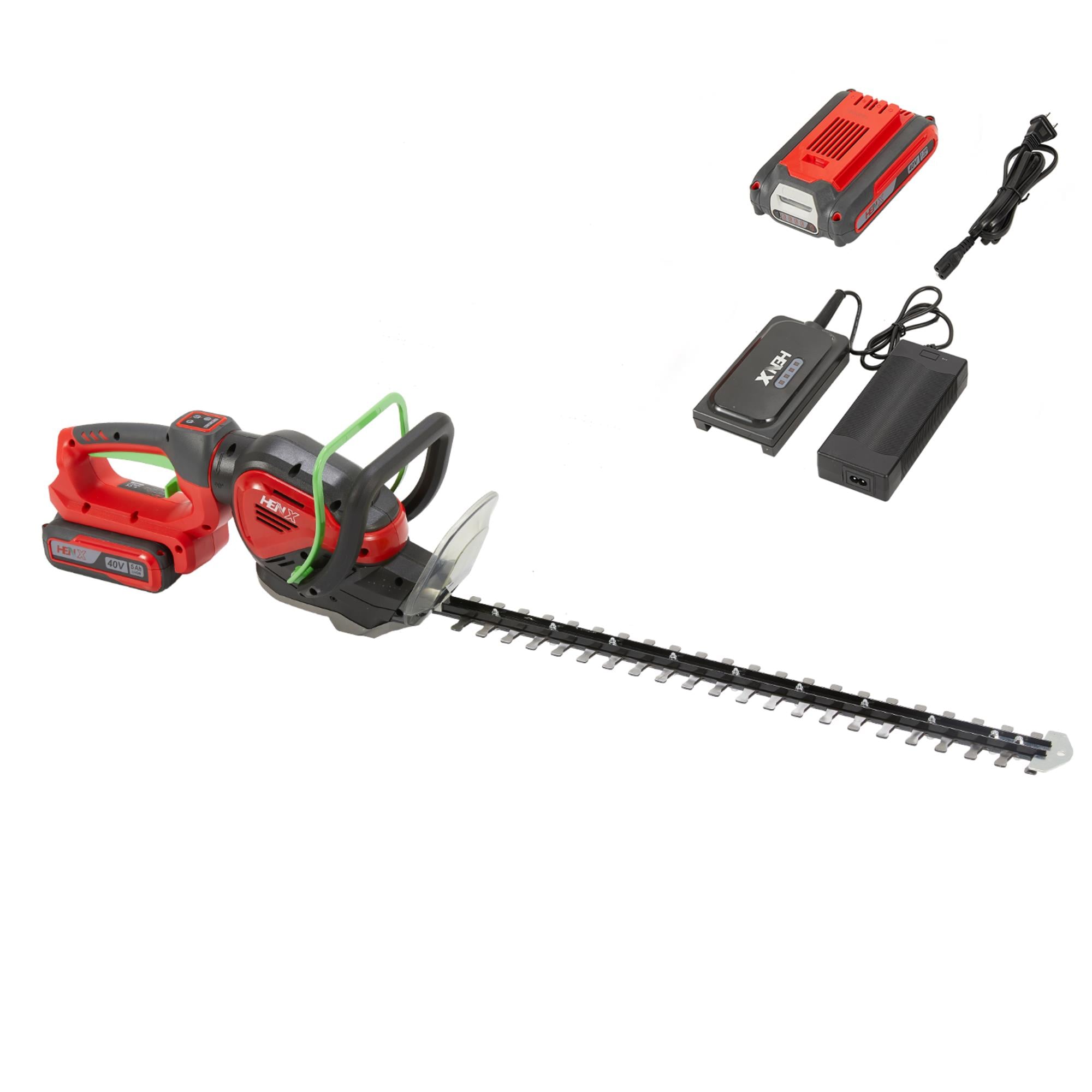 Henx 40-volt 24-in Battery Hedge Trimmer 4 Ah (Battery and Charger  Included) in the Hedge Trimmers department at