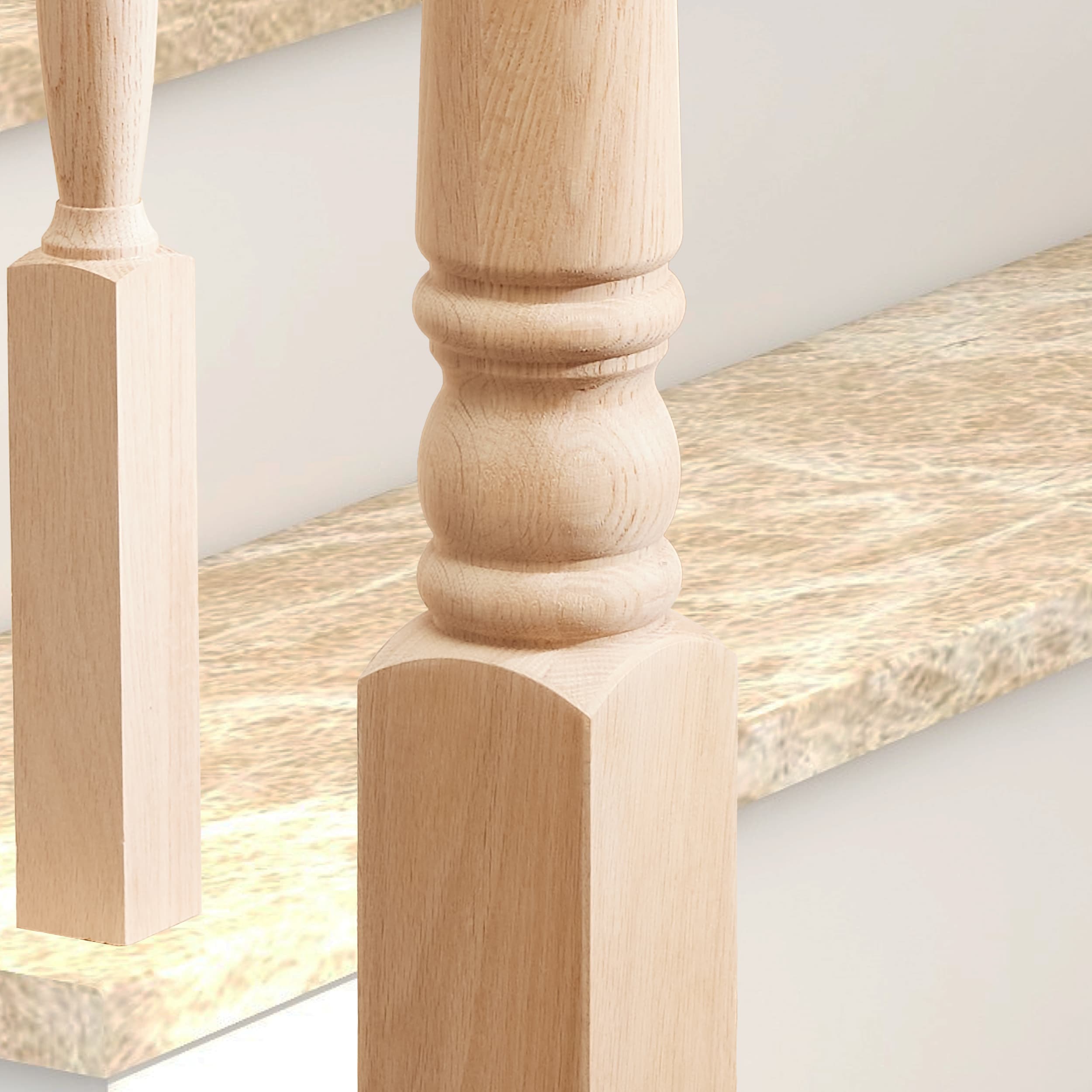RELIABILT WG4025BT56OAK Interior-Stairpart-Newel-Posts - View #3