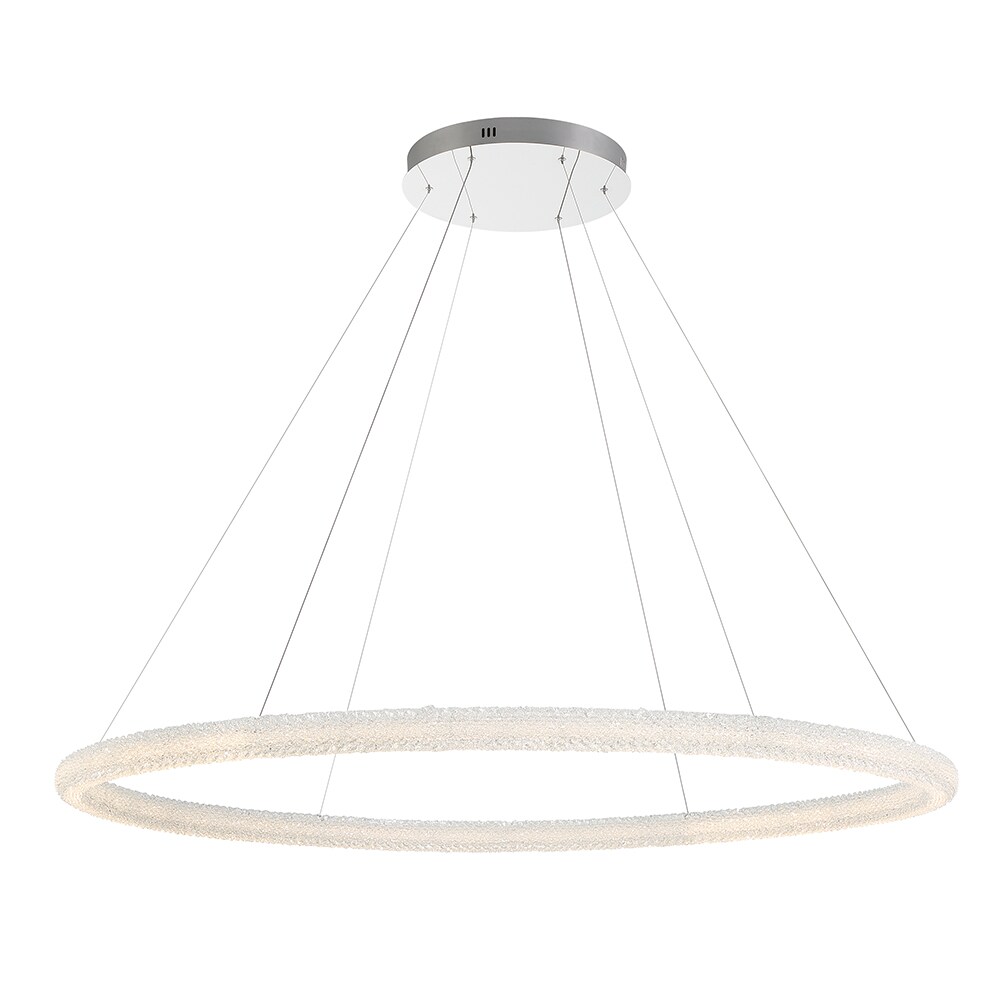 Eurofase 43926-015 Sassi 1-Light Chrome Transitional LED Dry rated Chandelier