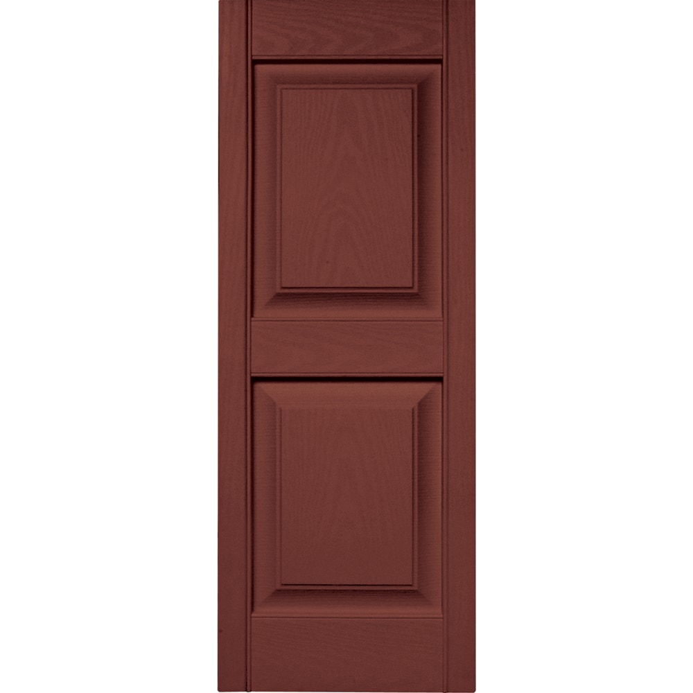 Vantage V4711439027 14.875-in W x 38.875-in H Cambridge Red Raised panel Exterior Shutters ( 1 -Pack )