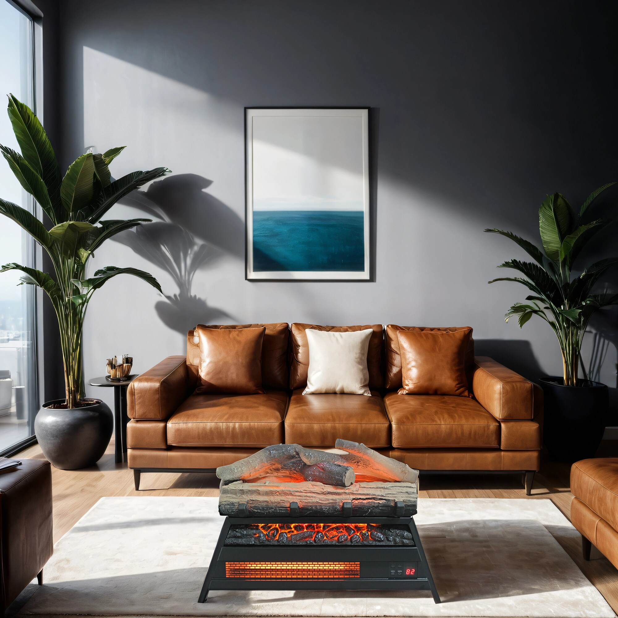 SINOFURN SYC070007BK Electric-Fireplaces - View #5