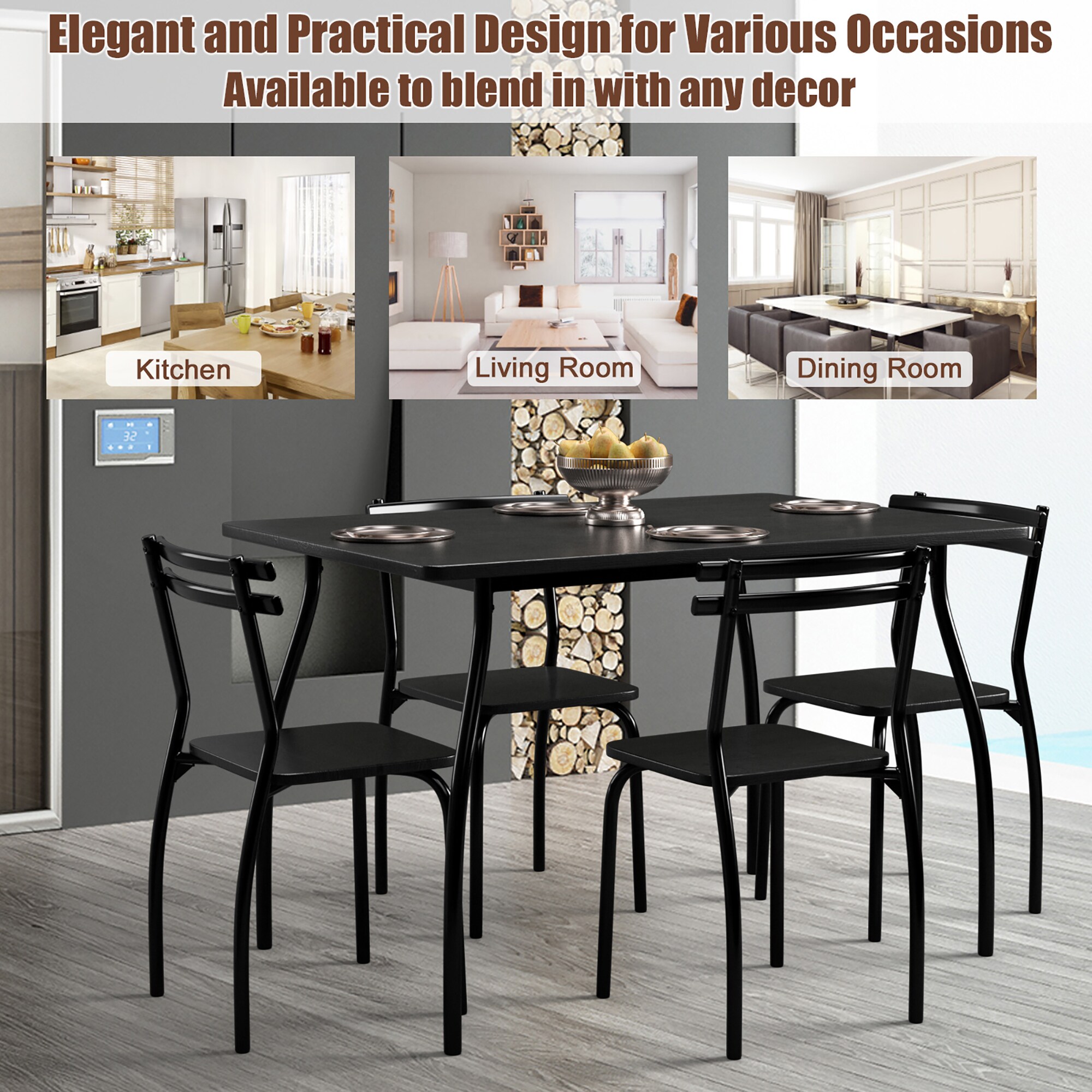 Costway HW61393 Dining-Sets - View #6