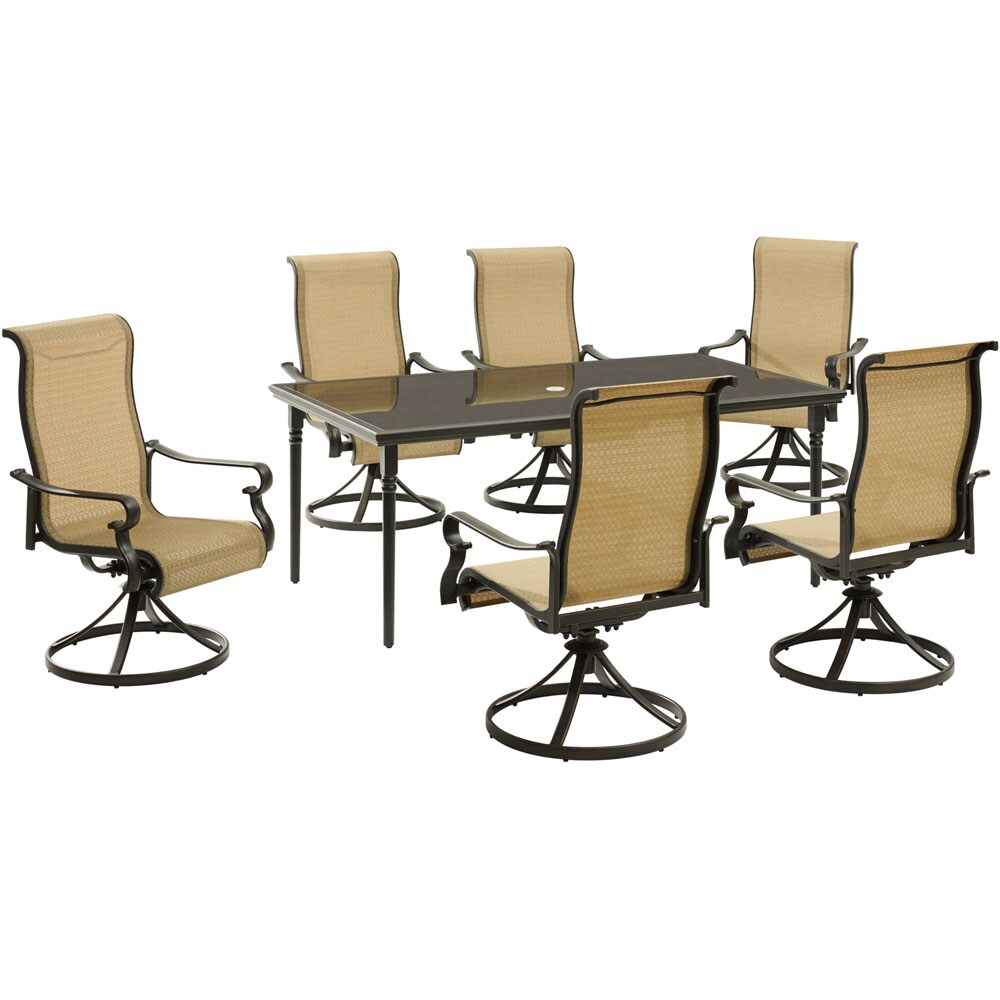 Hanover BRIGDN7PCSWG-6 Patio-Dining-Sets - View #2