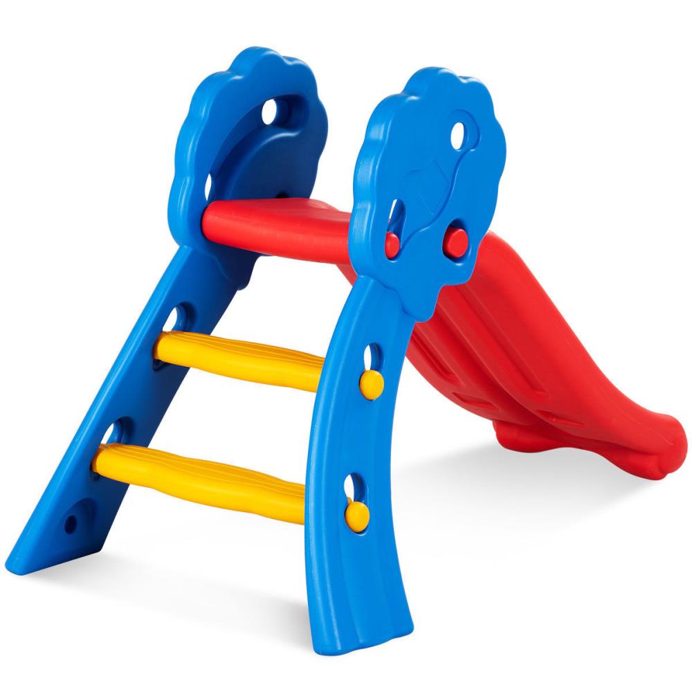 Goplus Children Kids Junior Folding Climber Play Slide Indoor