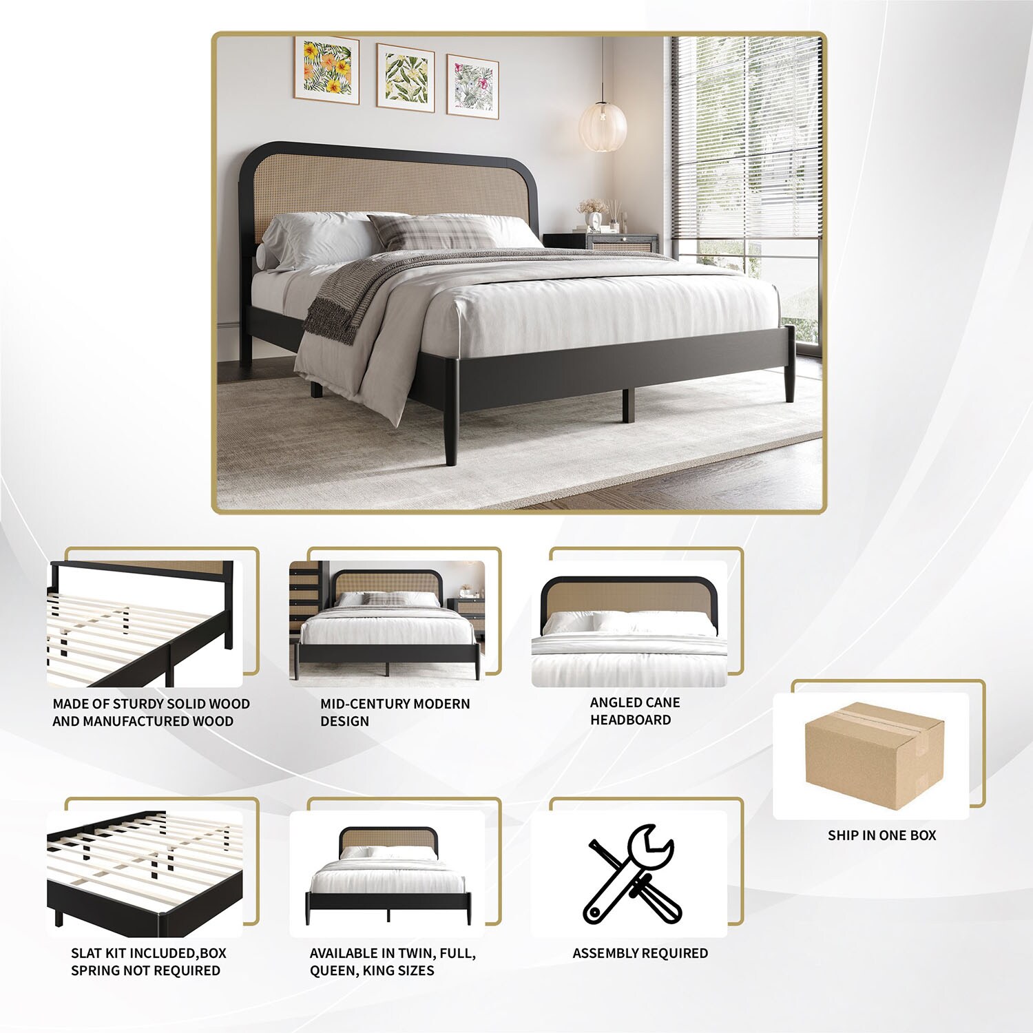 ChaletPosh C240TPL-BK-WD beds - View #9