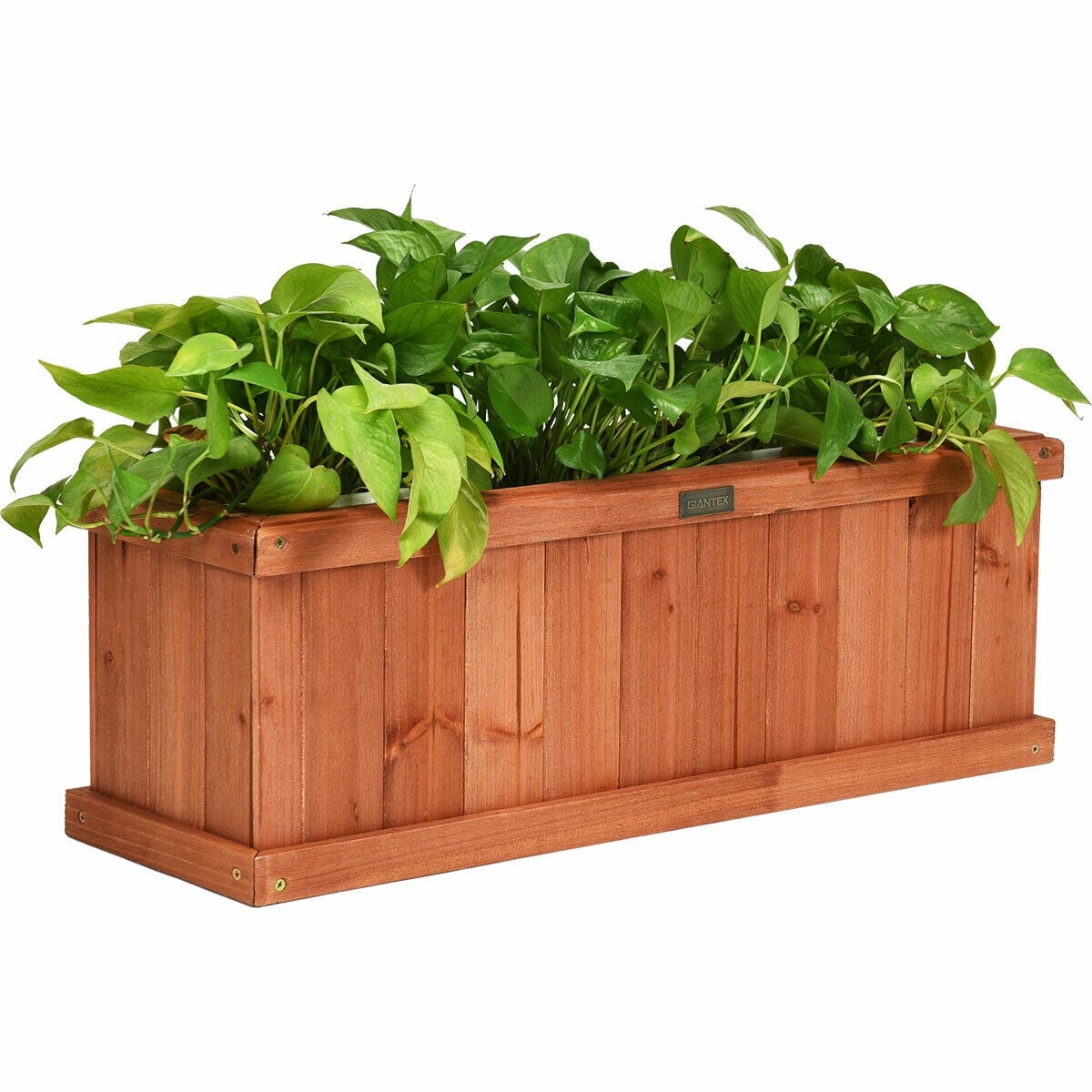 Ayelon OCMP431 1.2-cu ft 9.5-in W x 28.5-in L x 10-in H Brown Wood Raised Garden Bed