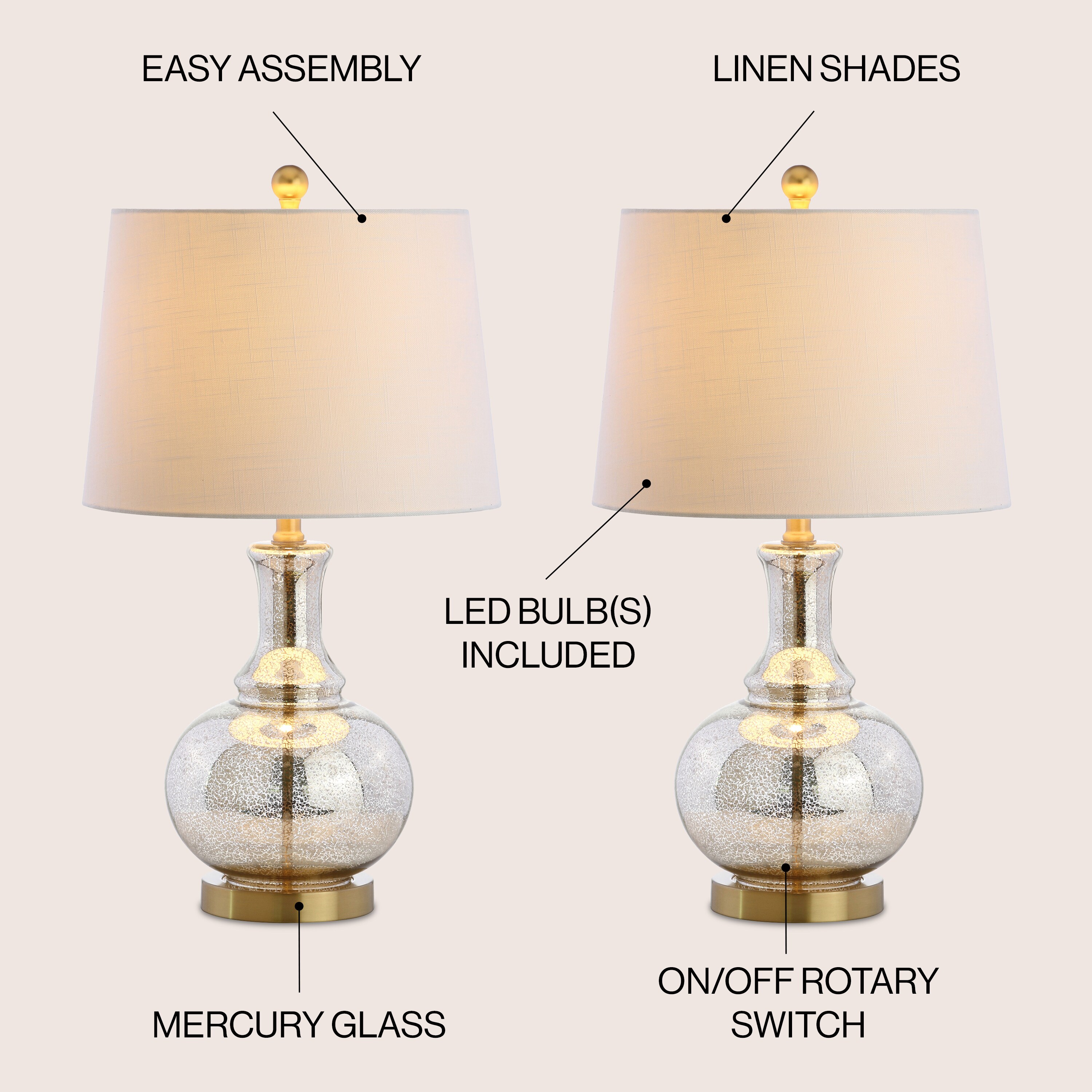 JONATHAN  Y JYL1068A-SET2 Table-Lamps - View #3