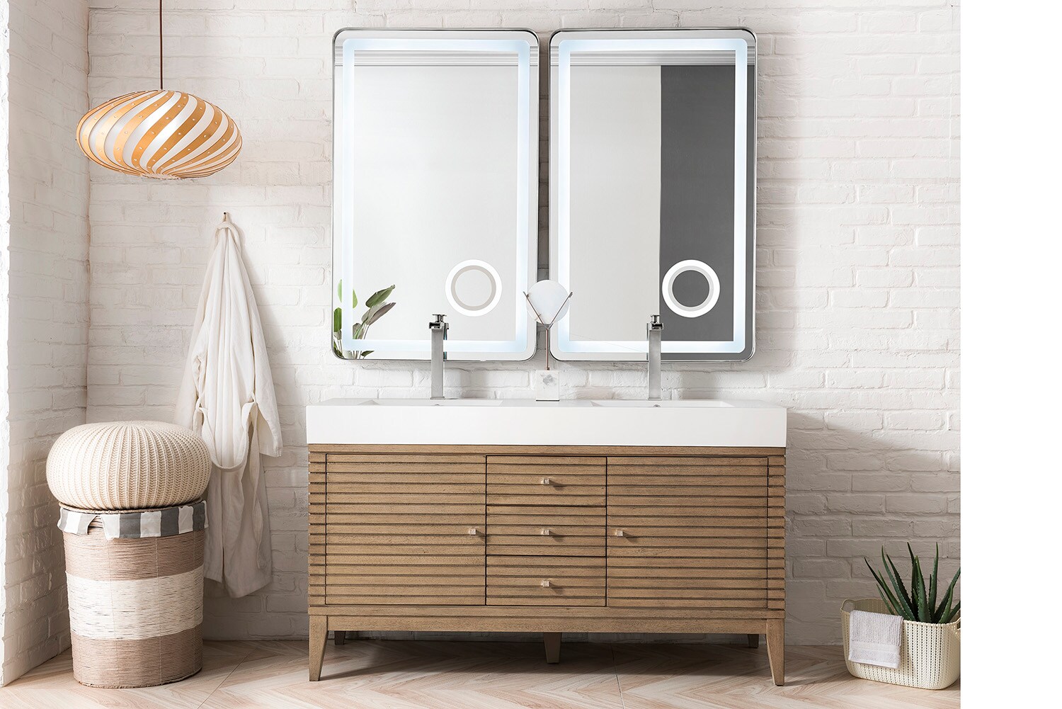 James Martin Vanities 210-V59D-WW-GW Bath-Vanity-Combo - View #2