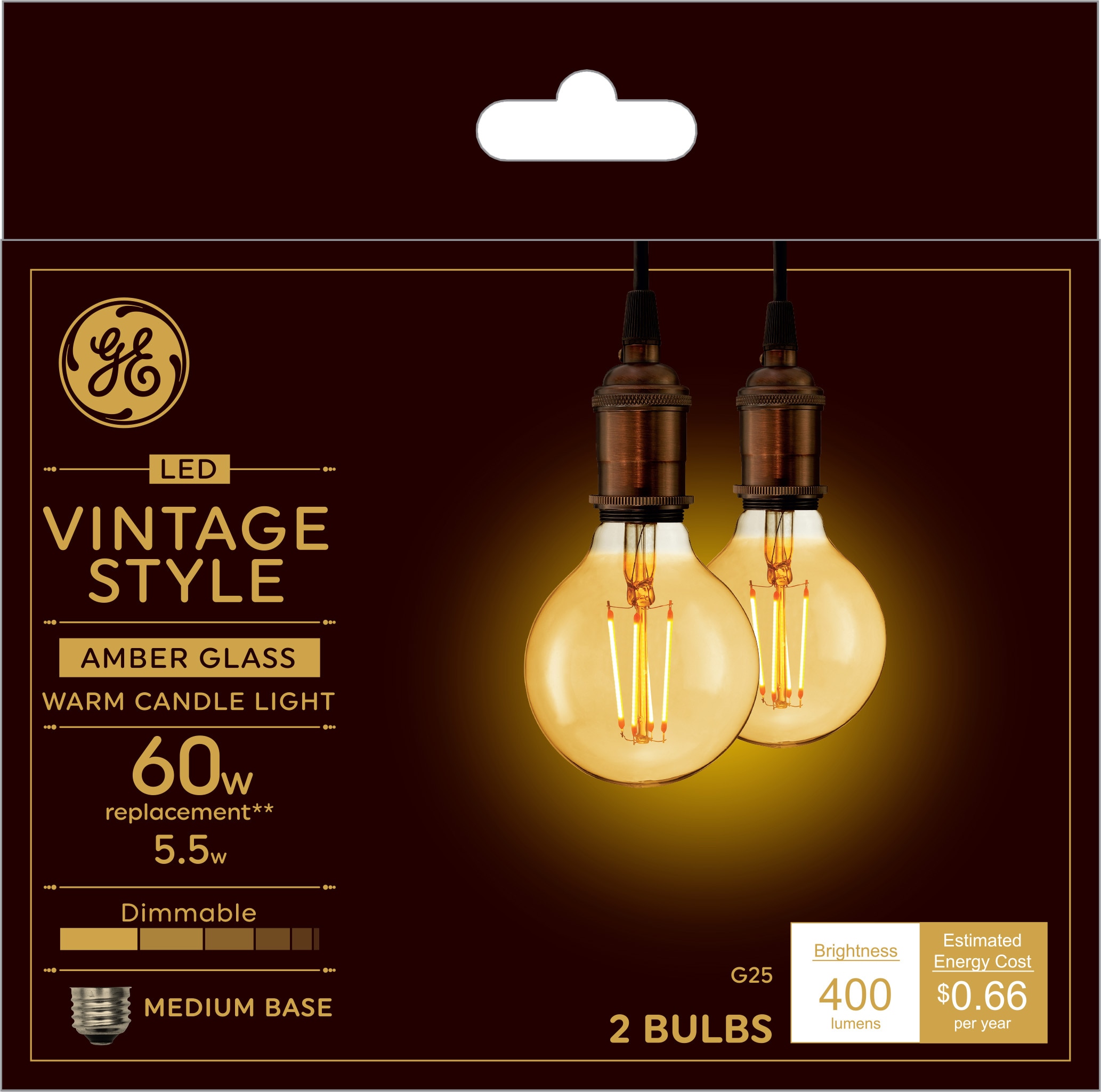Sport episode talent GE 60-Watt EQ G25 Warm Candlelight Medium Base (E-26) Dimmable LED Light  Bulb (2-Pack) in the Decorative Light Bulbs department at Lowes.com