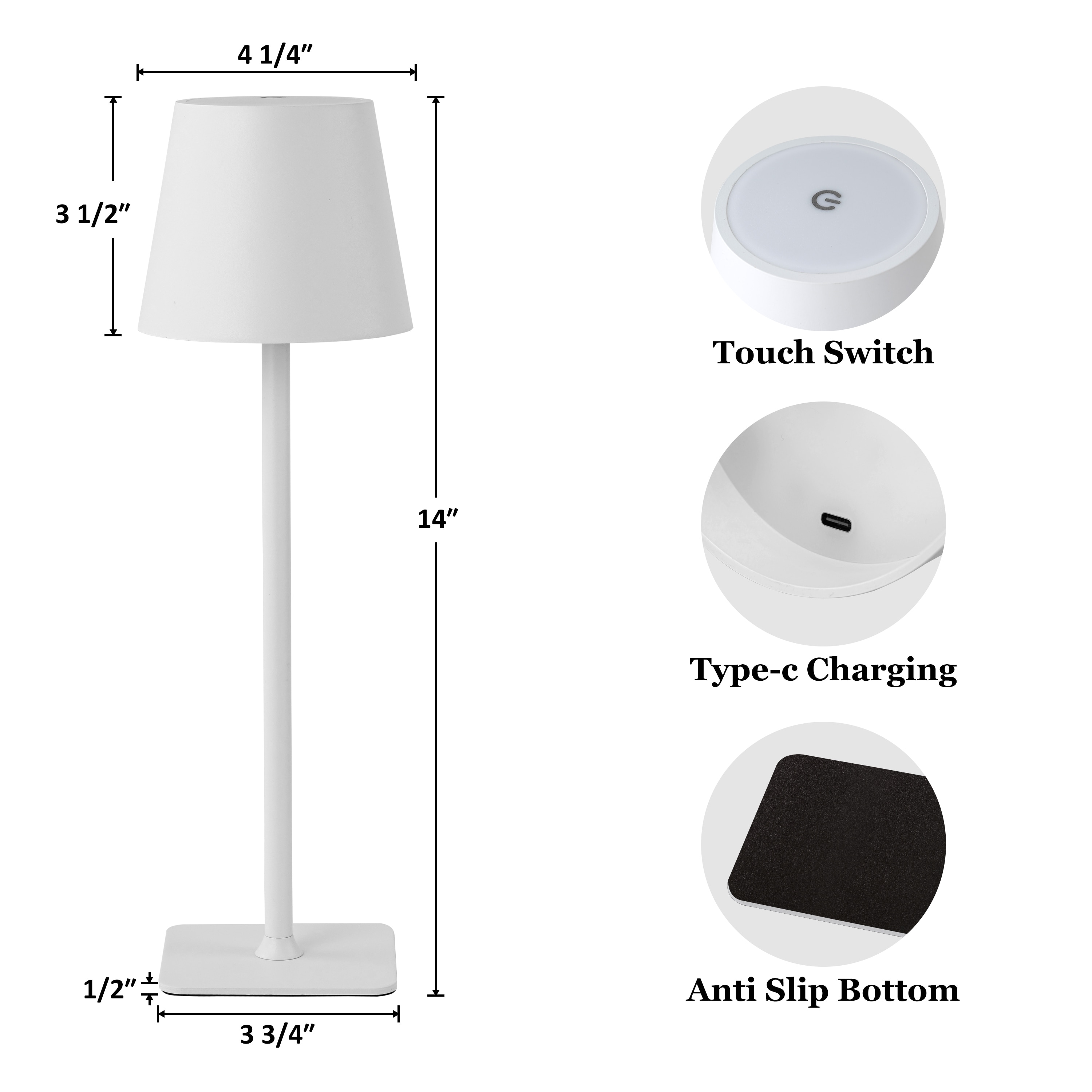 C Cattleya LCA2615-4TW Table-Lamps - View #5