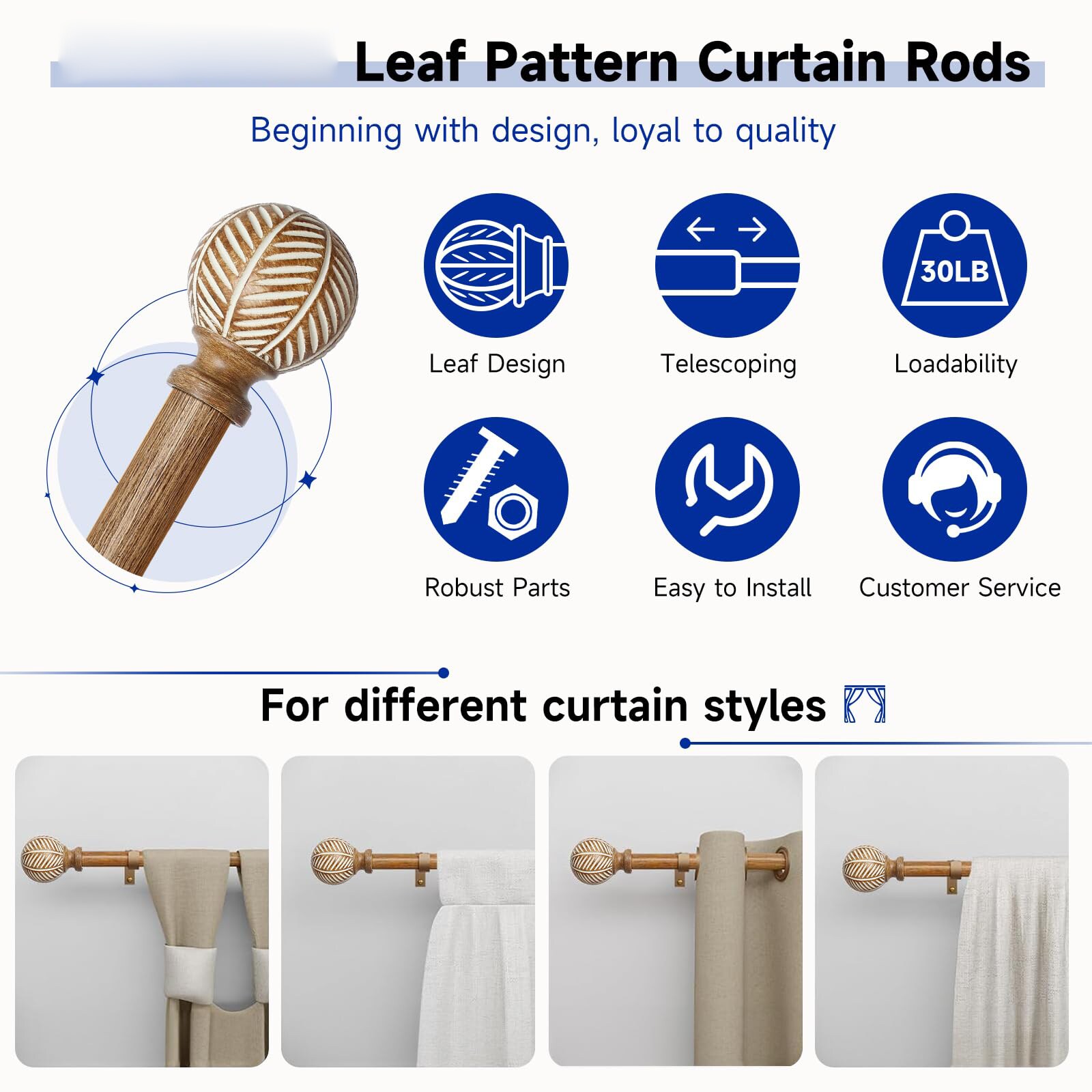 LAIFUCAM LLA0811J018 Curtain-Rods - View #5