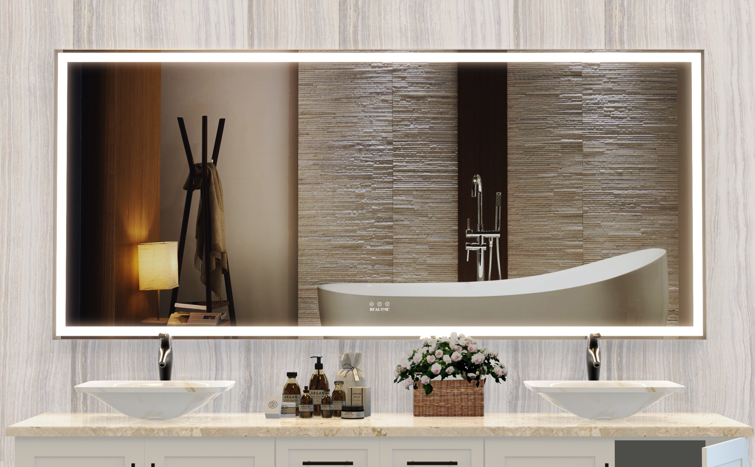 Forclover MF03GI-ME06 Framed-Bath-Mirrors - View #11