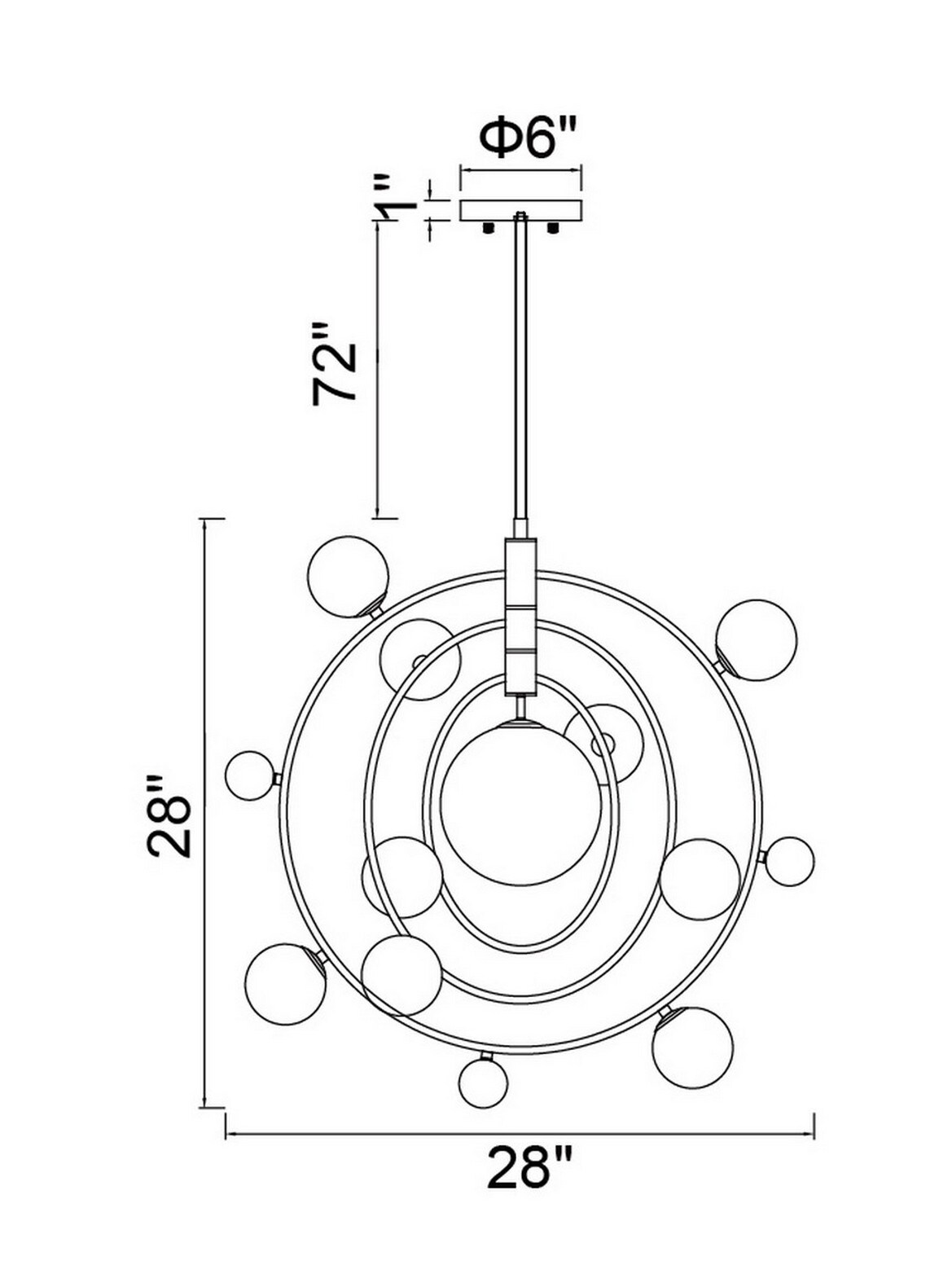 CWI Lighting 1212P28-11-169 b090015 - View #7