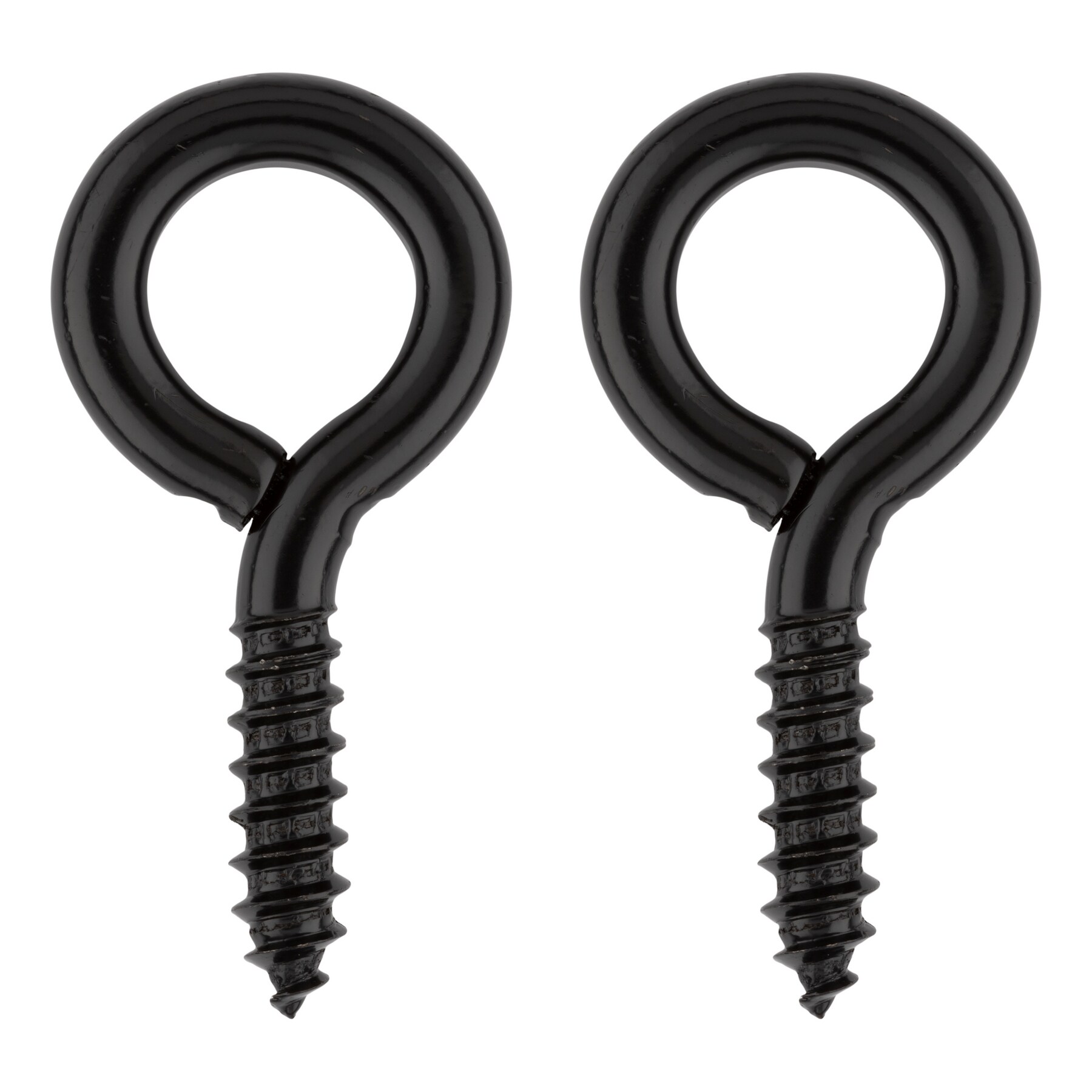 National Hardware 0.313-in Storm Shine Steel Screw Eye Hook (2-Pack) in the  Hooks department at