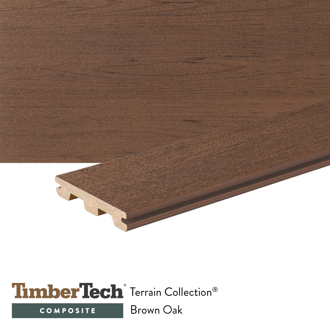 TimberTech Terrain 1-in x 6-in Composite Deck Board