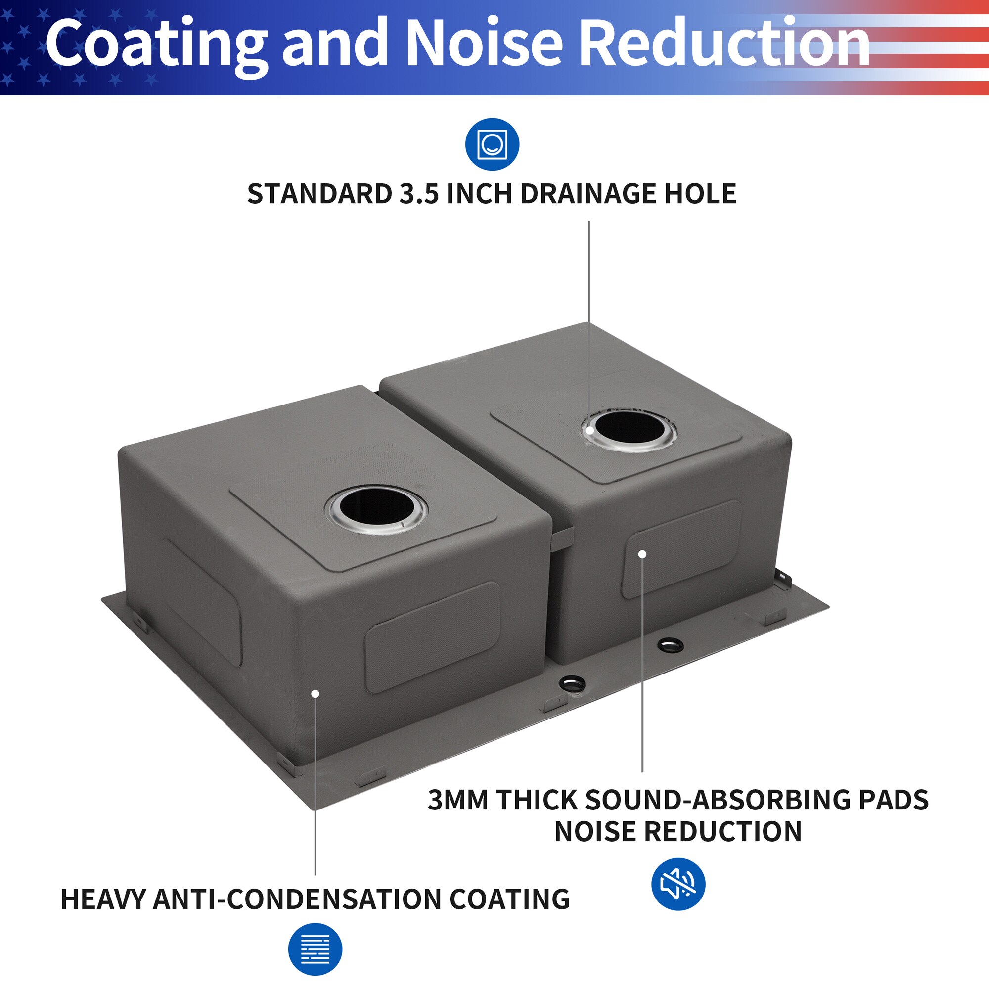 Rainlex RX-SS20-3322-55 Kitchen-Sinks - View #4
