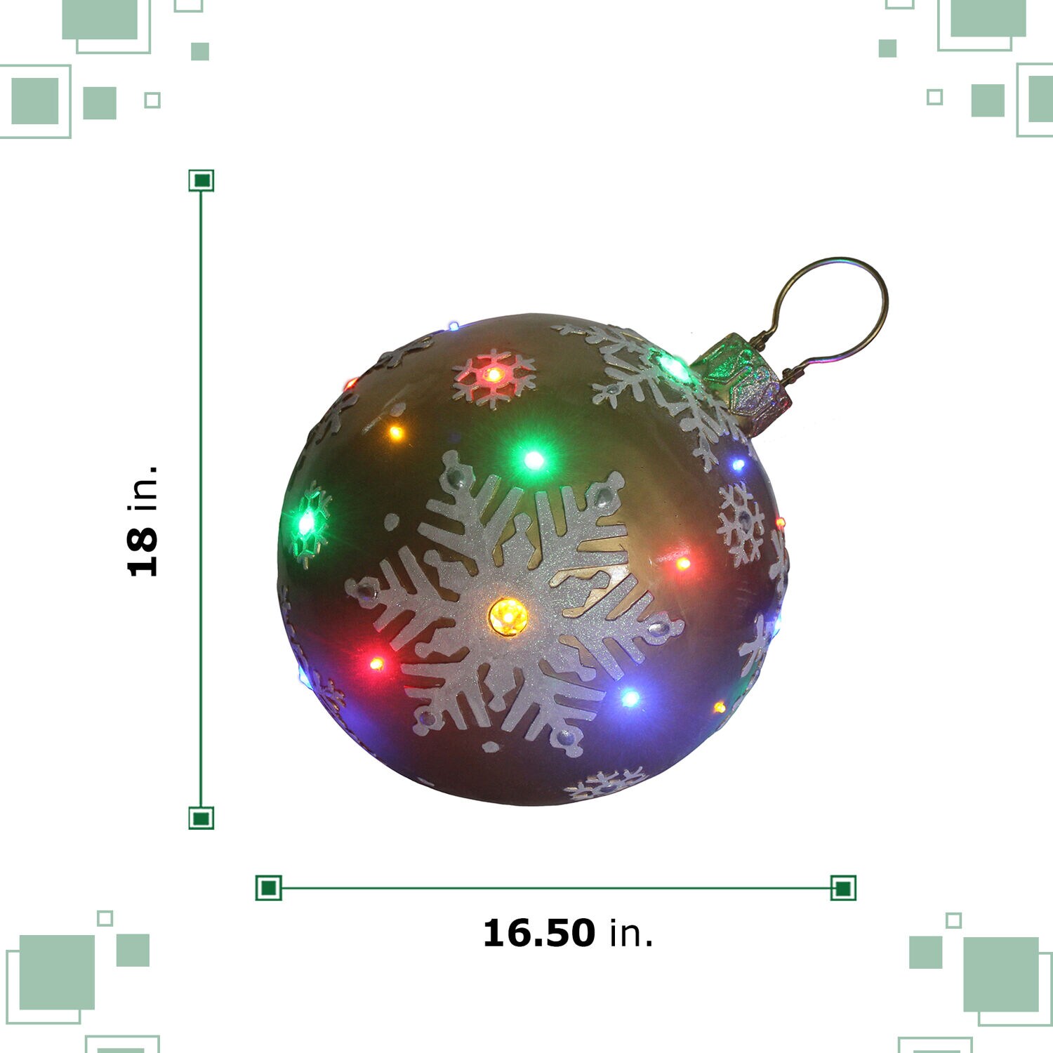 Fraser Hill Farm FFRS018-ORN1-GLD Table-Christmas-Decorations - View #6