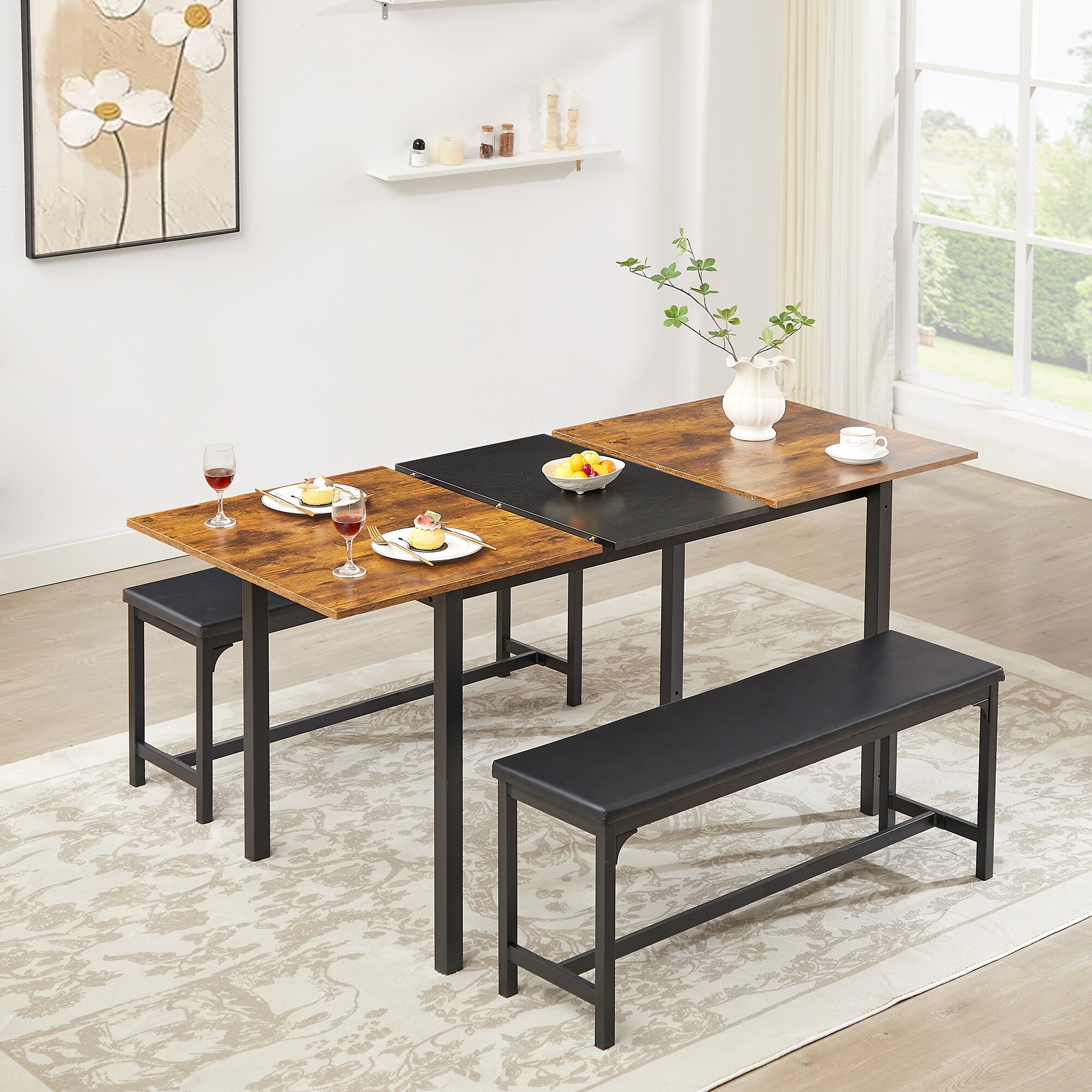Vecelo LOE-TC17-BRN Dining-Sets - View #7