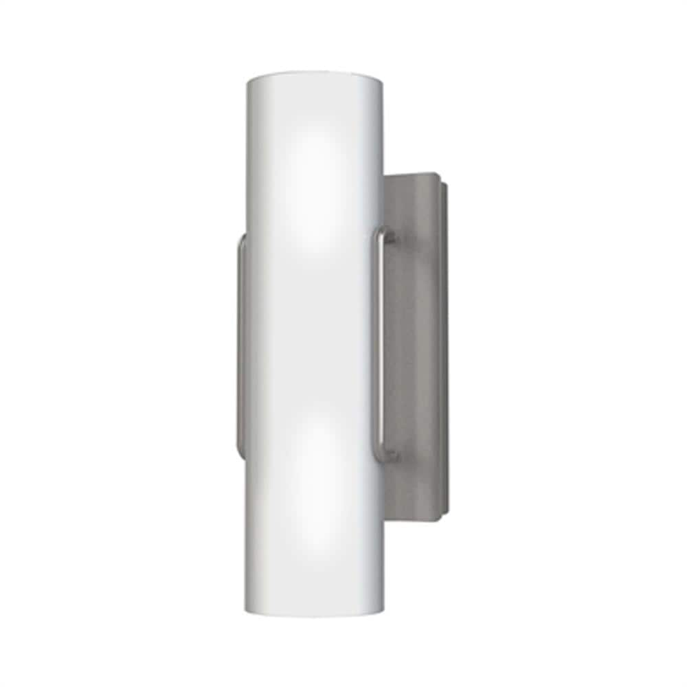 Nextra 4.72-in W 1-Light Satin Nickel Modern/Contemporary Wall Sconce | - Kendal Lighting VF6900-2L-SN