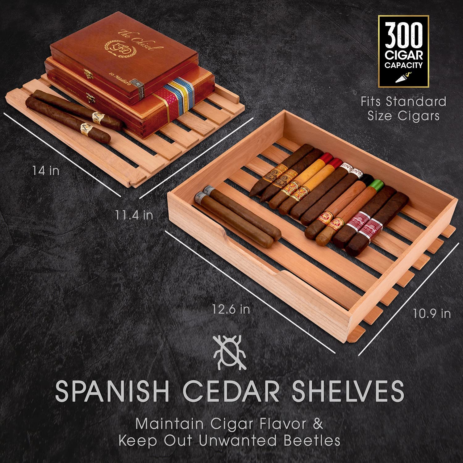 Schmecke SHMCCH3000SSWH humidors - View #3