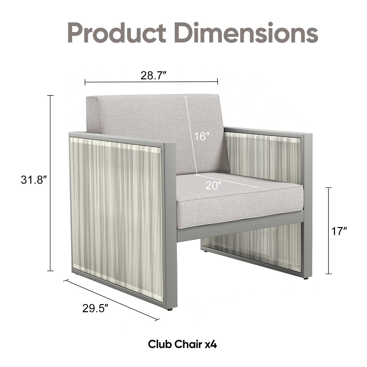 Rilyson FSFHGW11X2-8 Patio-Chairs - View #8