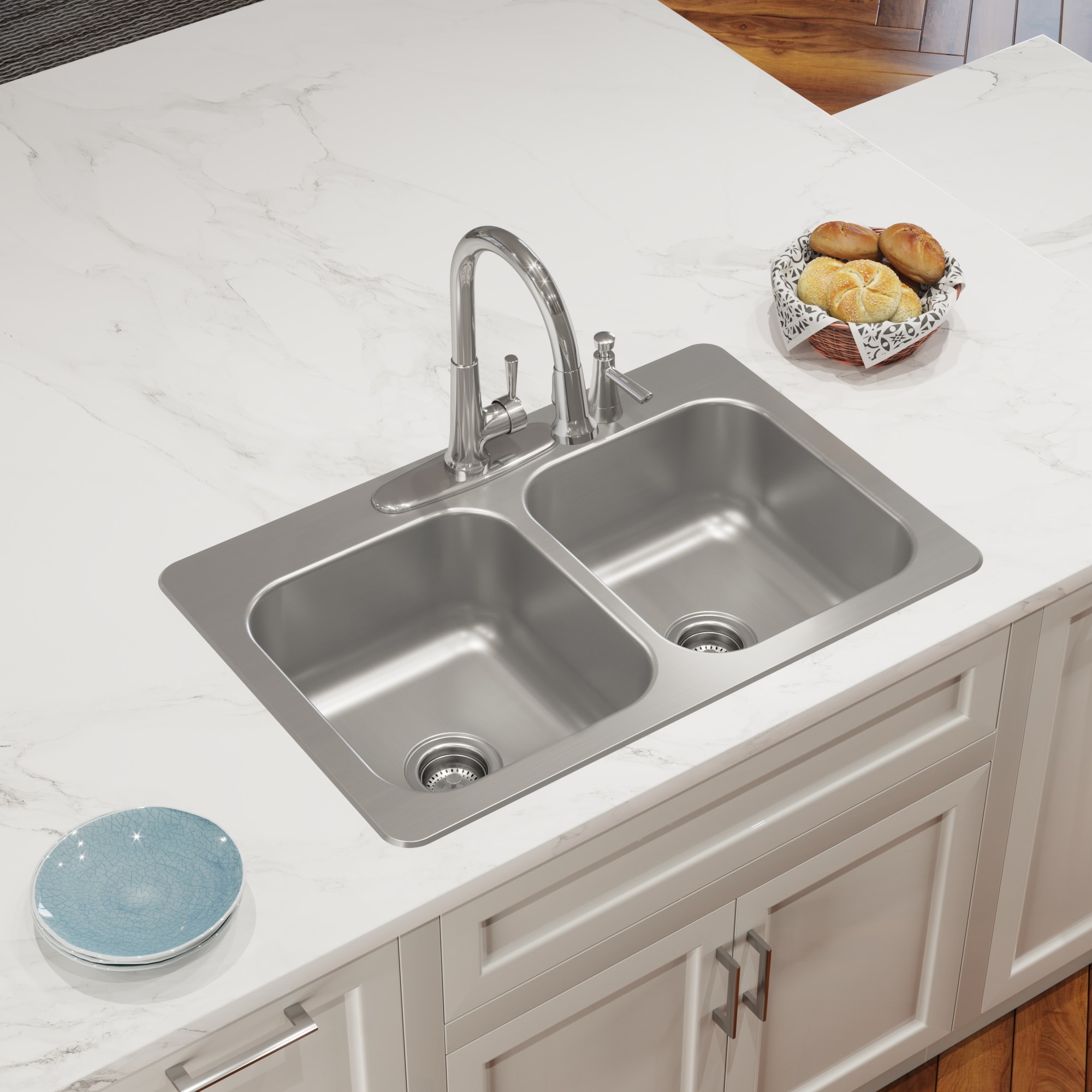 Double Stainless Kitchen Sink – Things In The Kitchen