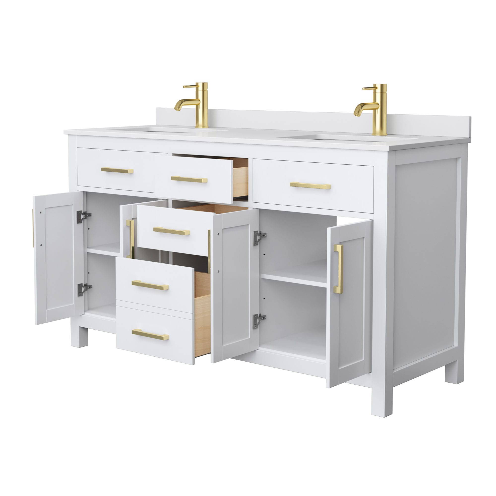 Wyndham Collection WCG242460DWGWCUNSMXX Bath-Vanity-Combo - View #3