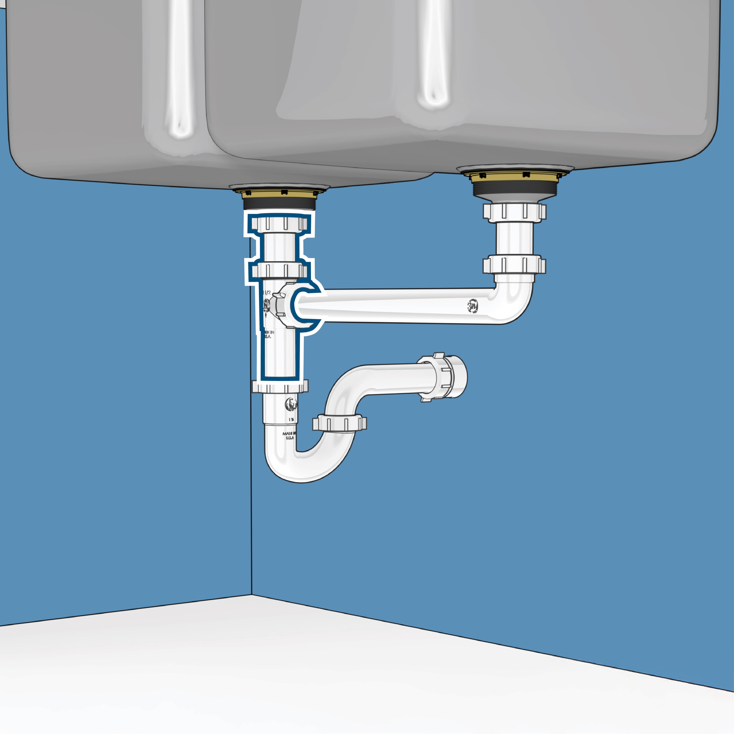 Dearborn 1000000491 Under-Sink-Tubular-Drainage - View #5