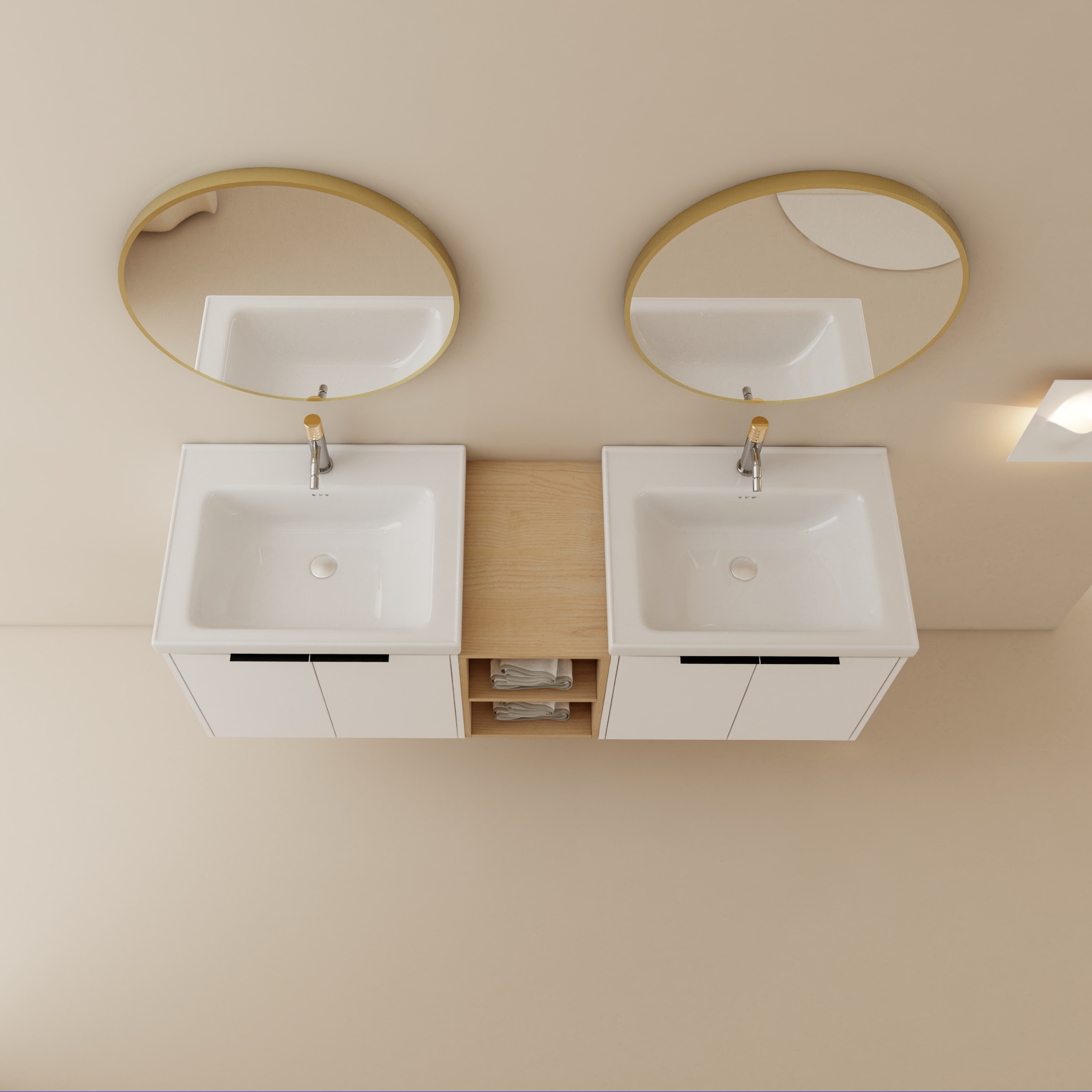 Forclover QNM-0836-WSG Bath-Vanity-Combo - View #2