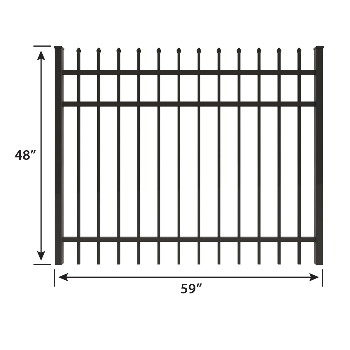 Ironcraft 833667 Fence-Gates - View #4