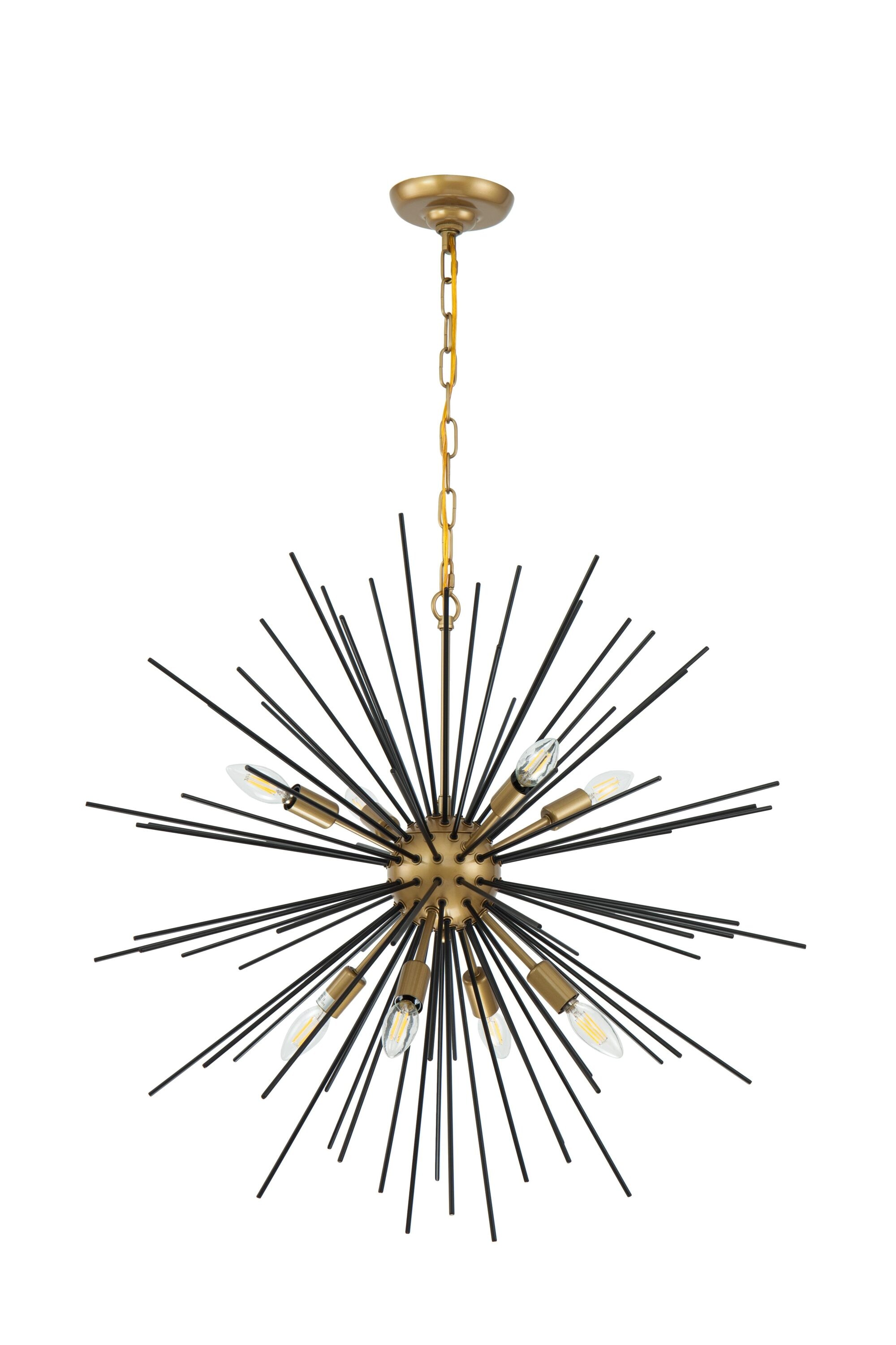 Elegant Decor HFDL15114D30BK Pendant-Lights - View #8