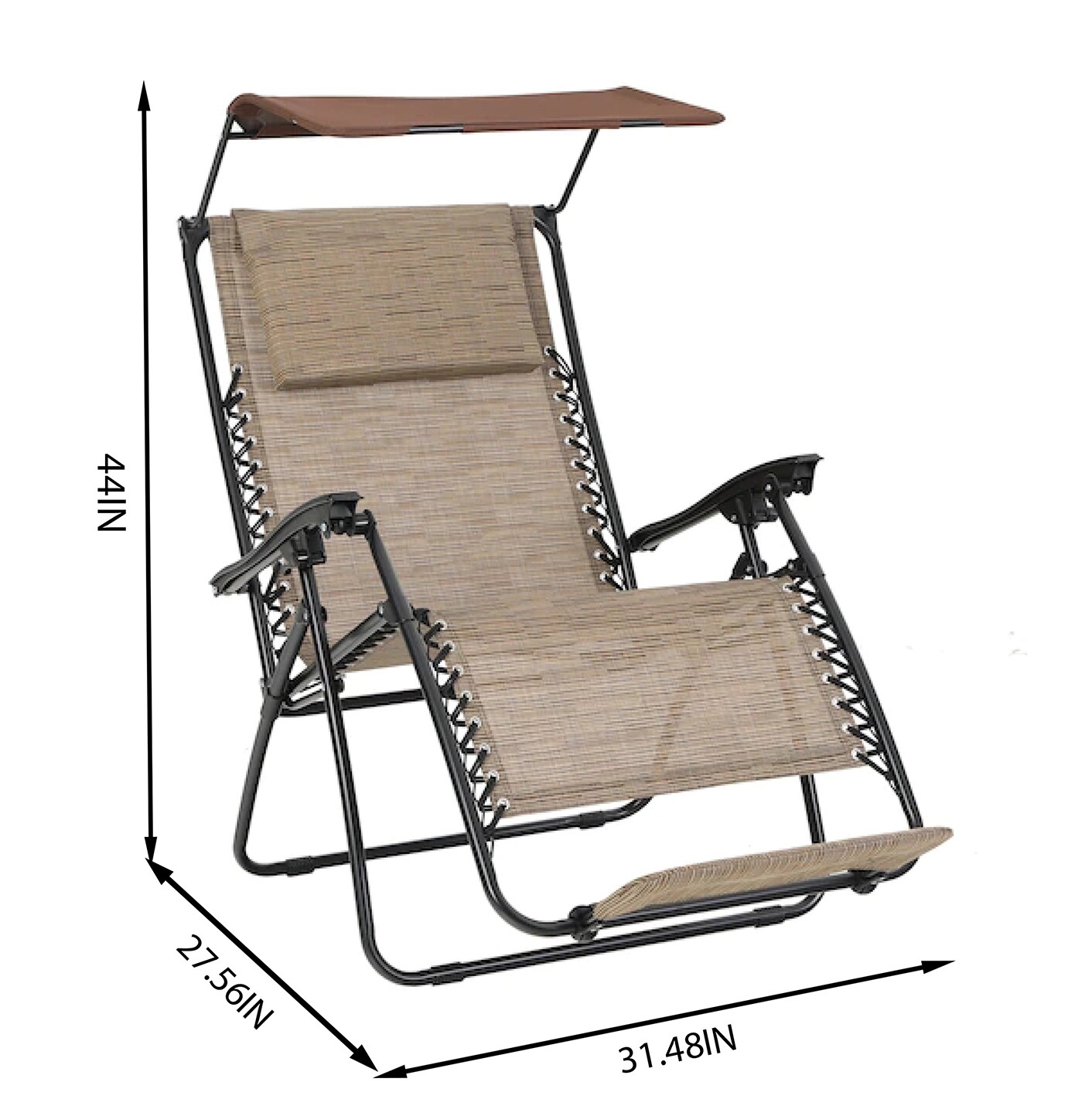 lowes outdoor folding lounge chair