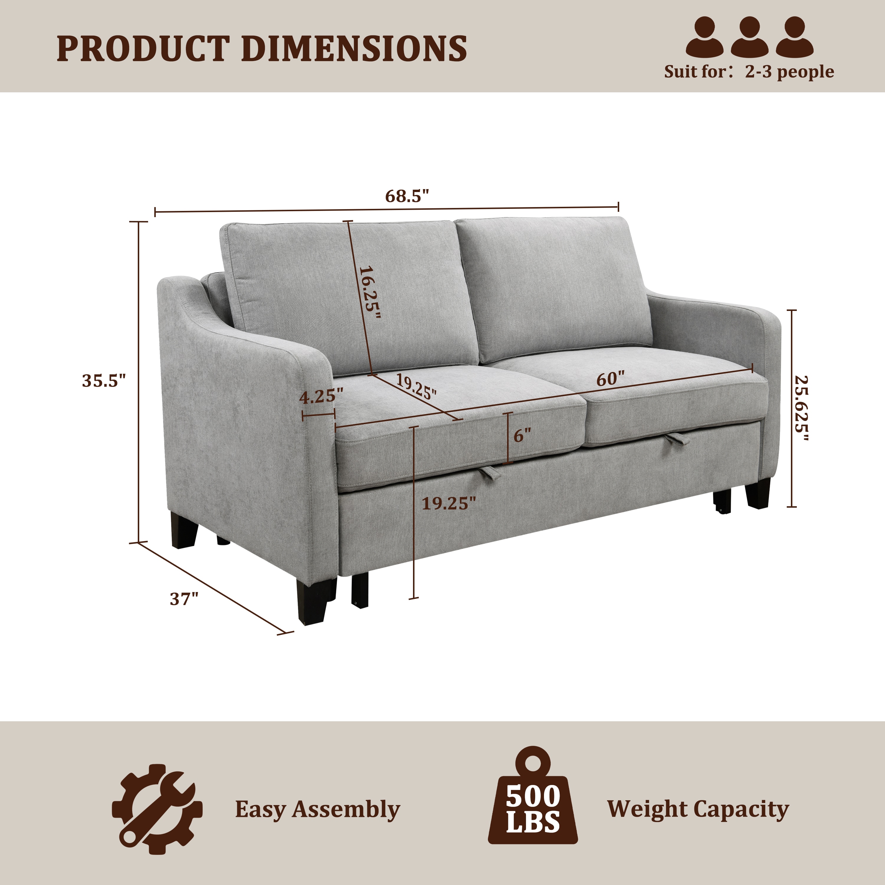 Mondawe M0-N7S346E Sofas-Loveseats - View #5