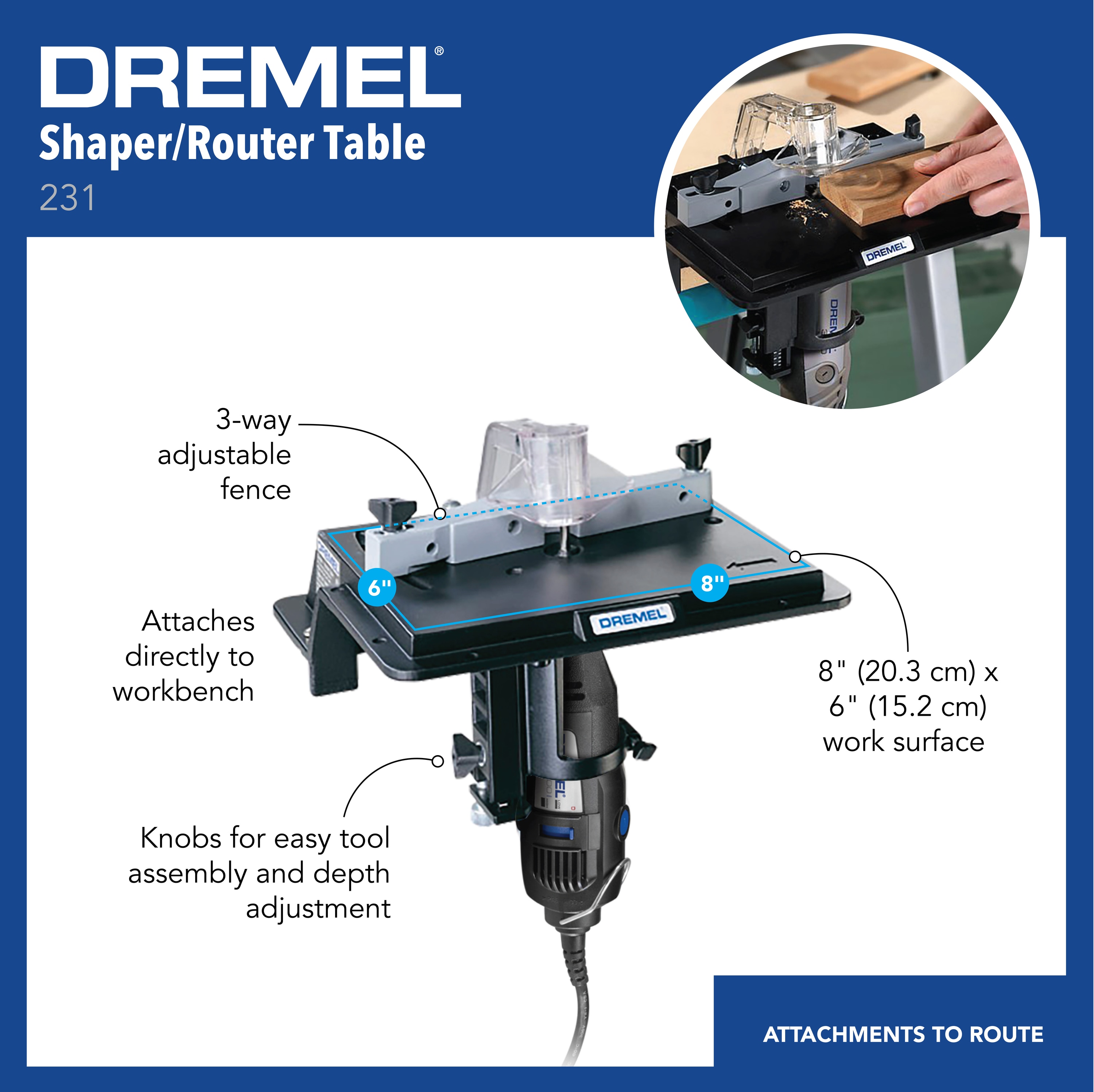 Dremel Plunge Router Attachment - Midwest Technology Products
