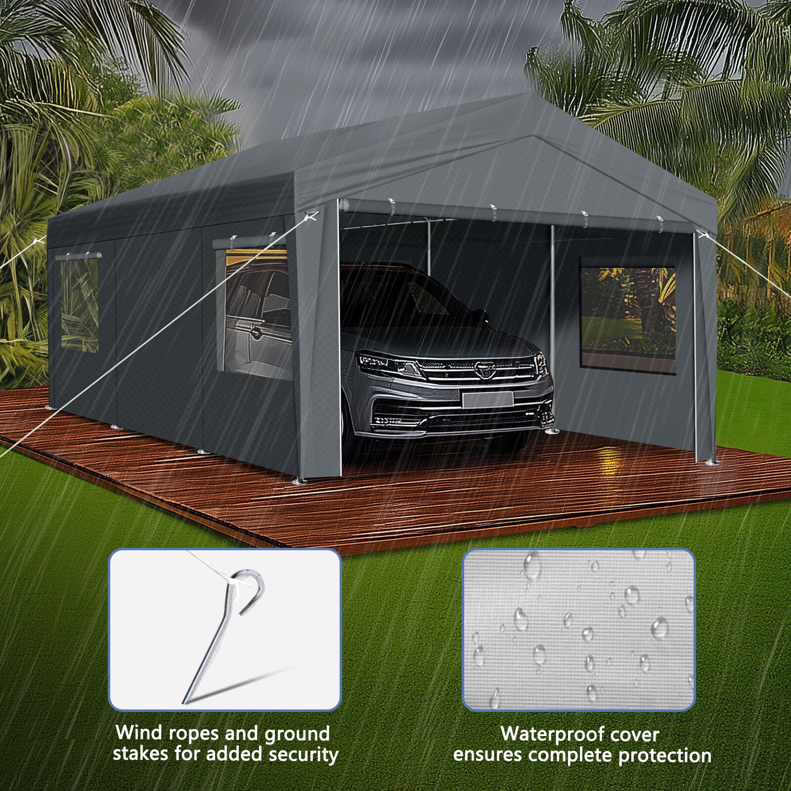 Winado LO1G57001077 Carport-Covers - View #5
