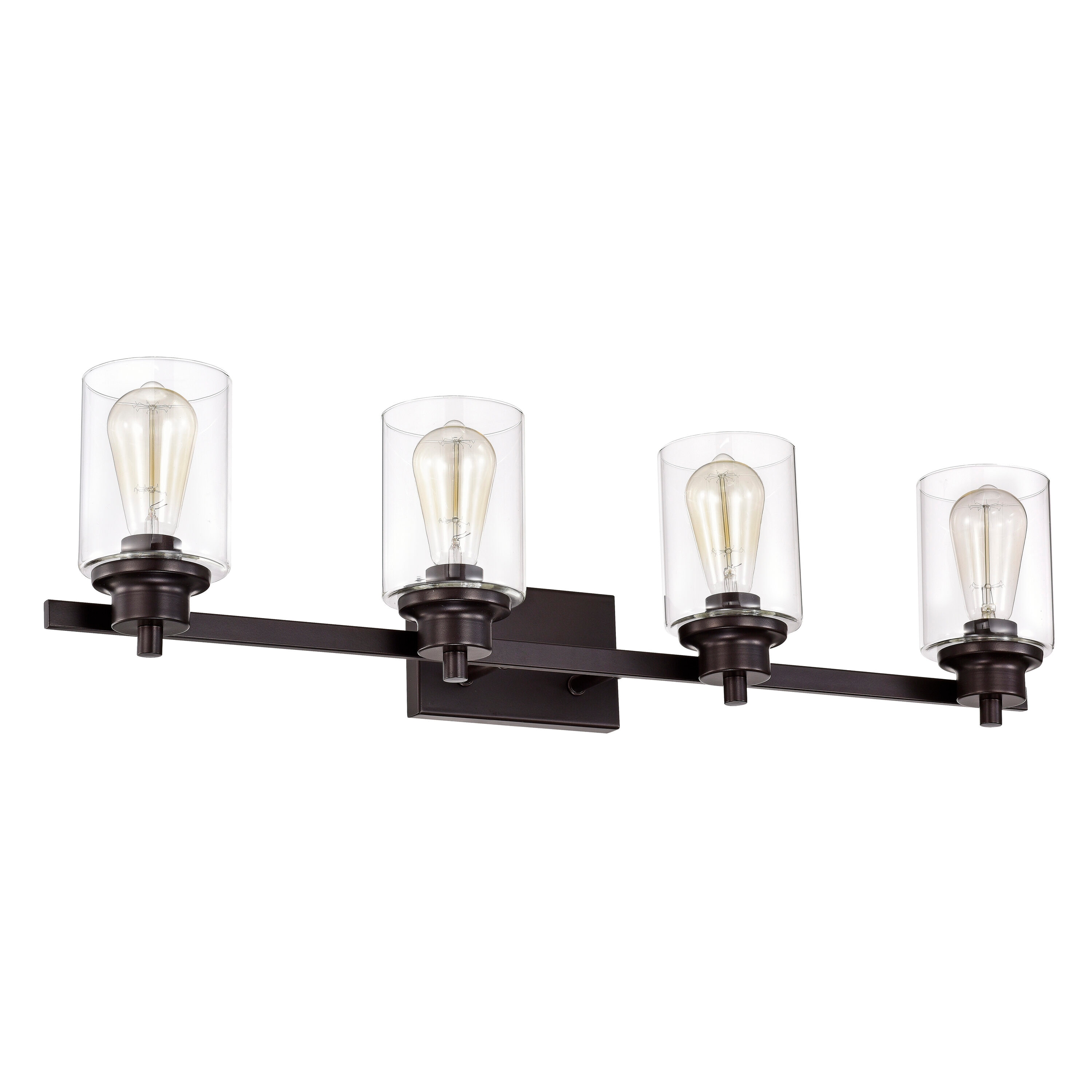 MICSIU Avalon 33.25-in 4-Light Oil-Rubbed Bronze Led;; Coastal Vanity ...