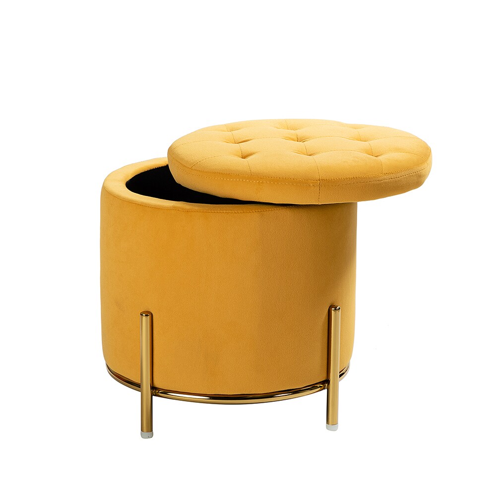14 Karat Home OTDT0247-MUSTARD Indoor-Ottomans - View #2