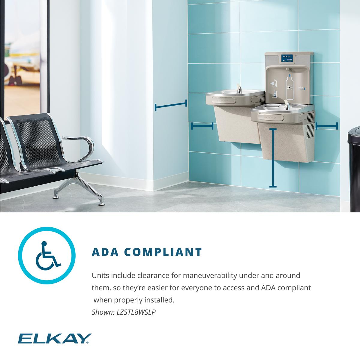 Elkay LZSTL8WSLP Indoor-Drinking-Fountains - View #8