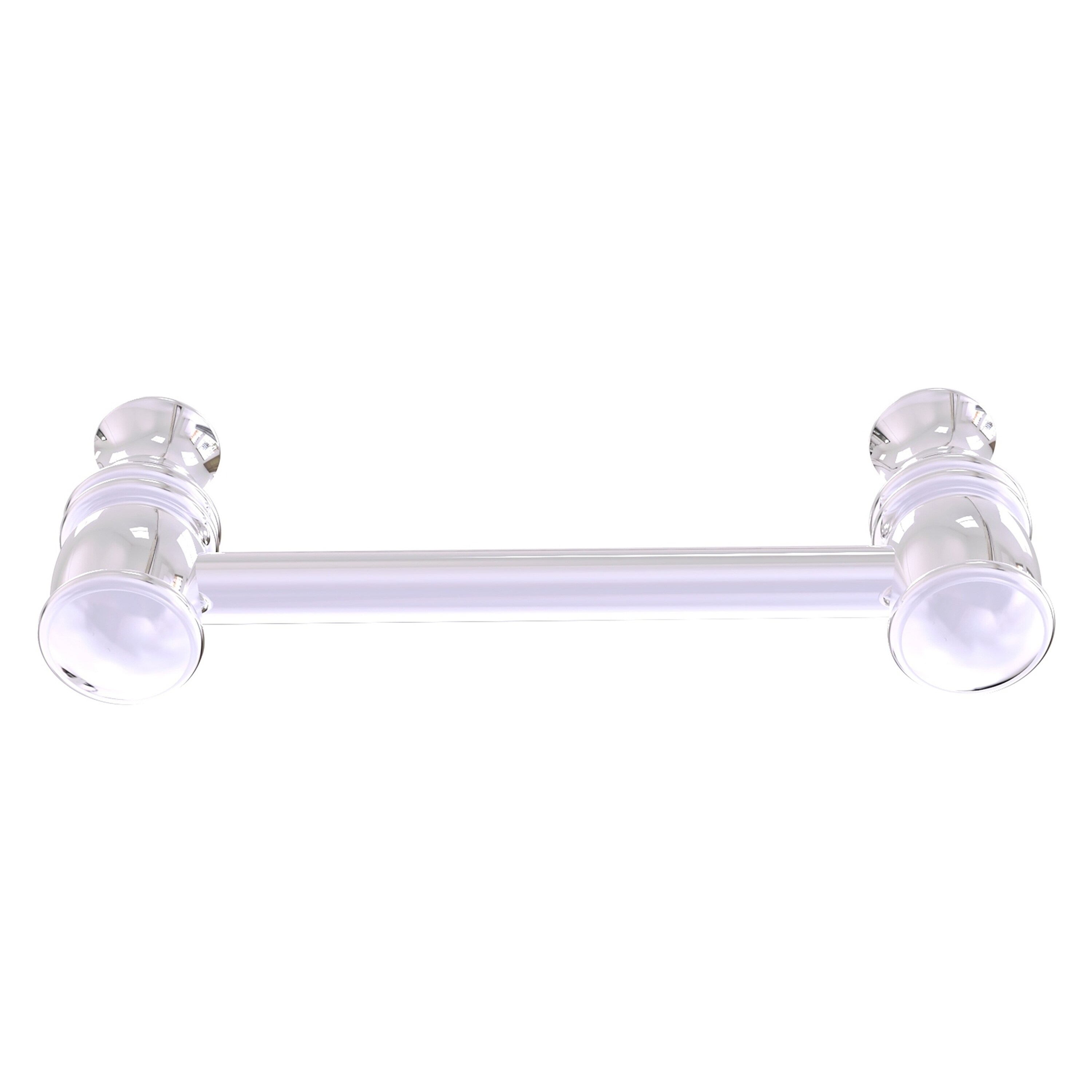 Allied Brass CL-30-4-PC Carolina 4-in , 102mm Center to Center Polished Chrome Dual Mount Cylindrical Bar For Use on Appliances Drawer Pulls