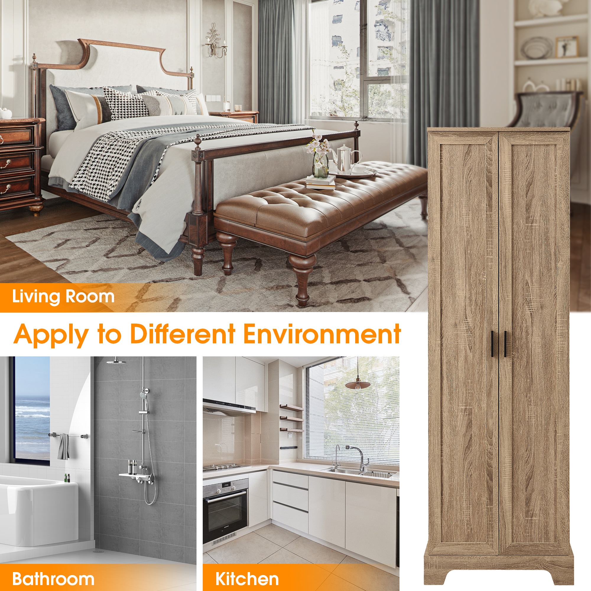 ZAKLOOP WU1760110301 Utility-Storage-Cabinets - View #3