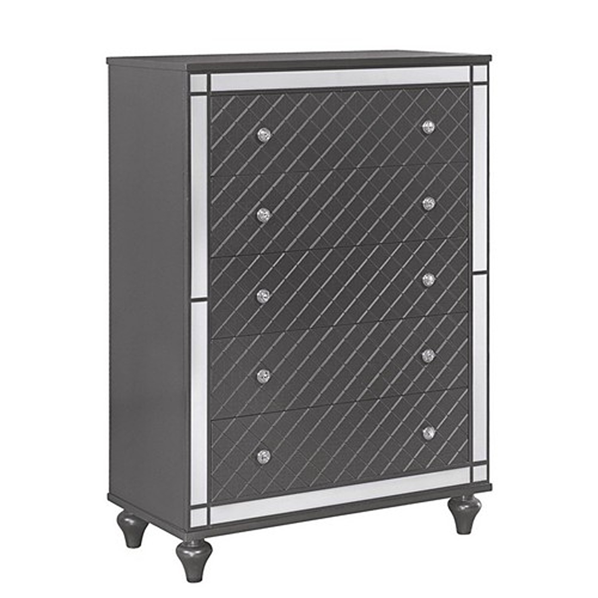 Benzara Gray Accent Chest