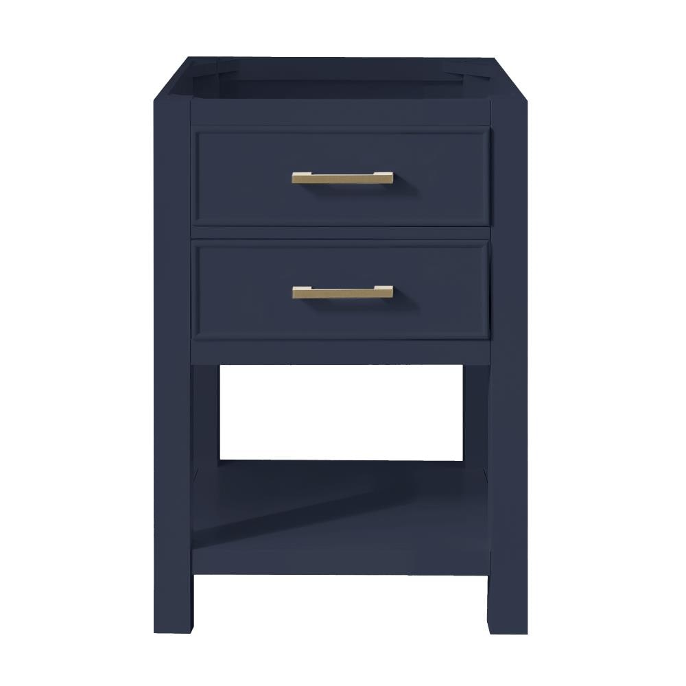 Avanity BROOKS-V24-NB Brooks 24-in Navy blue Bathroom Vanity Base Cabinet without Top