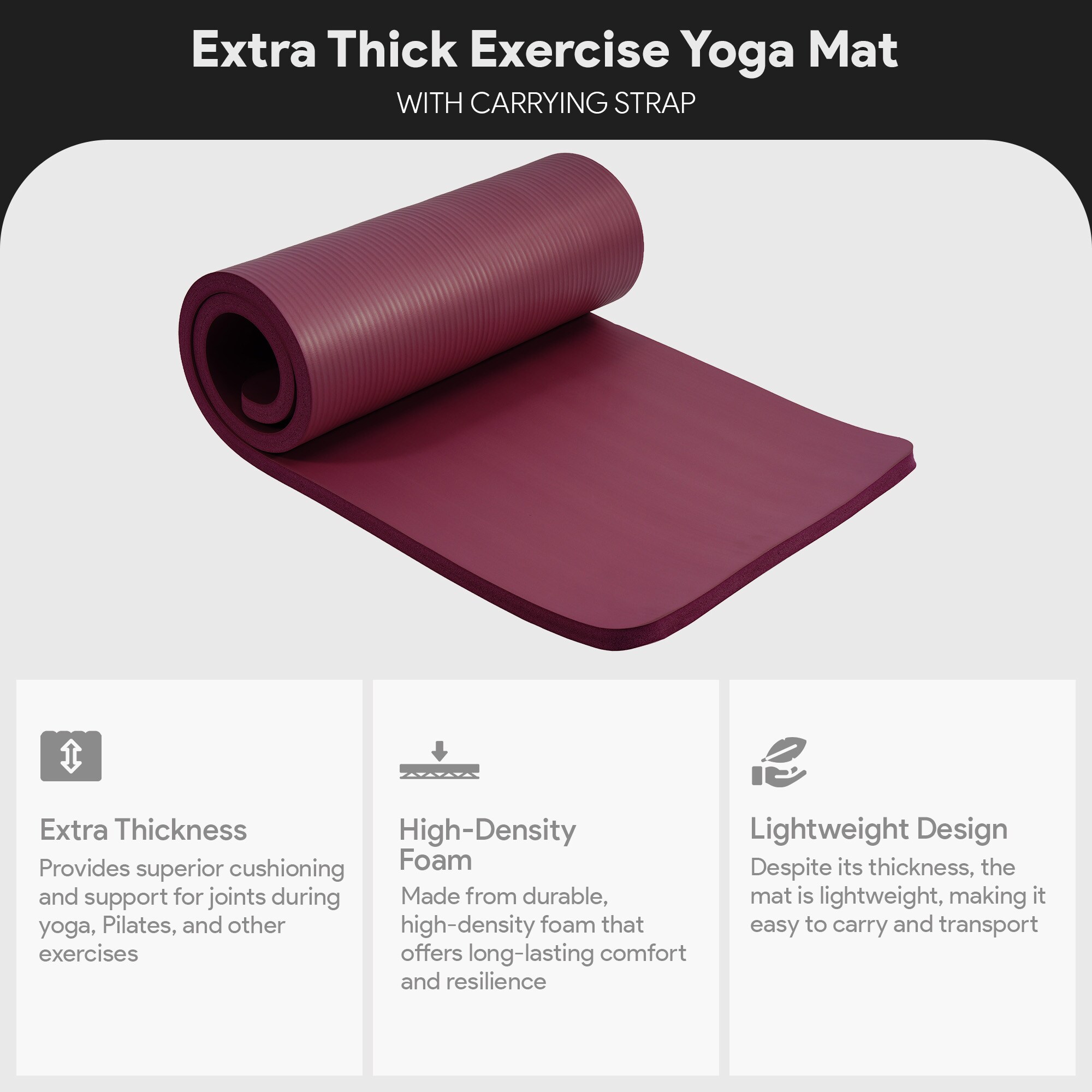 Balancefrom AP1-WINE-A Pilates-Yoga-Accessories - View #3