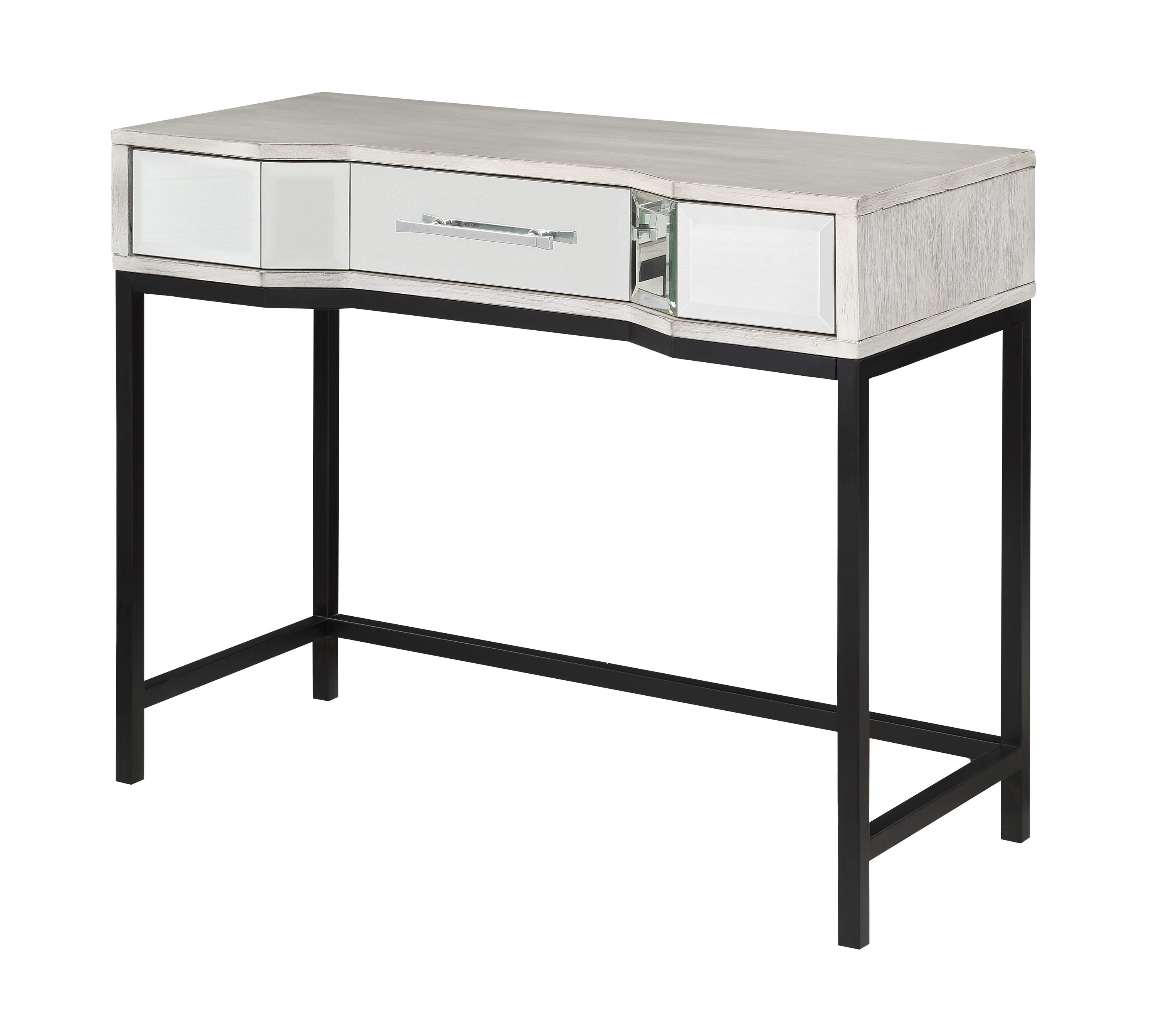 Coast to Coast 51546 Gabby Glam White Console Table
