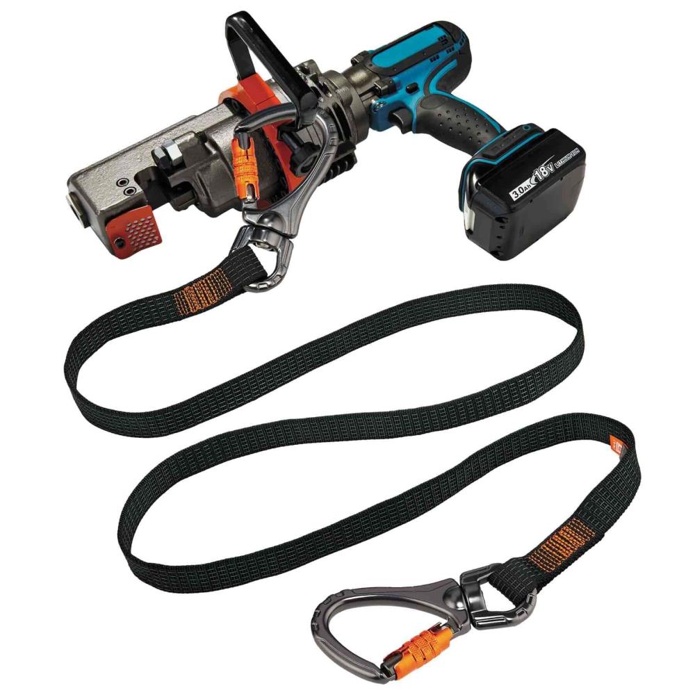 Retractable Tool Lanyard with Carabiner Mount