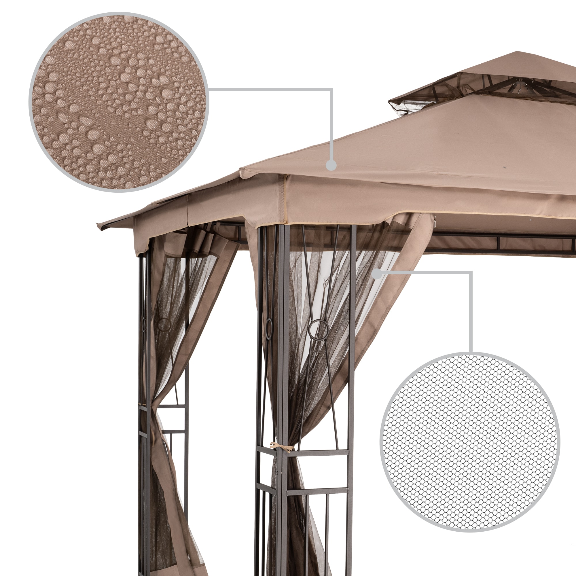  EL-ZPTY-K-WL3 Wood-Resin-Gazebos - View #6