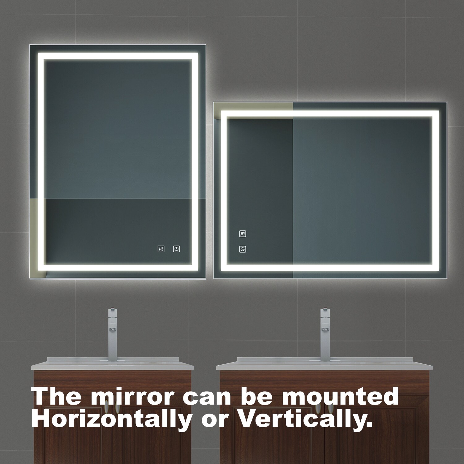 Forclover MF03GI-ME14 Framed-Bath-Mirrors - View #7