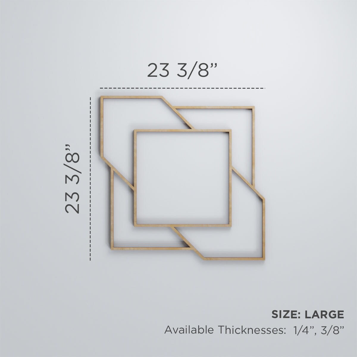 Ekena Millwork WALW24X24X0375MMTHI Wall-Panels - View #3