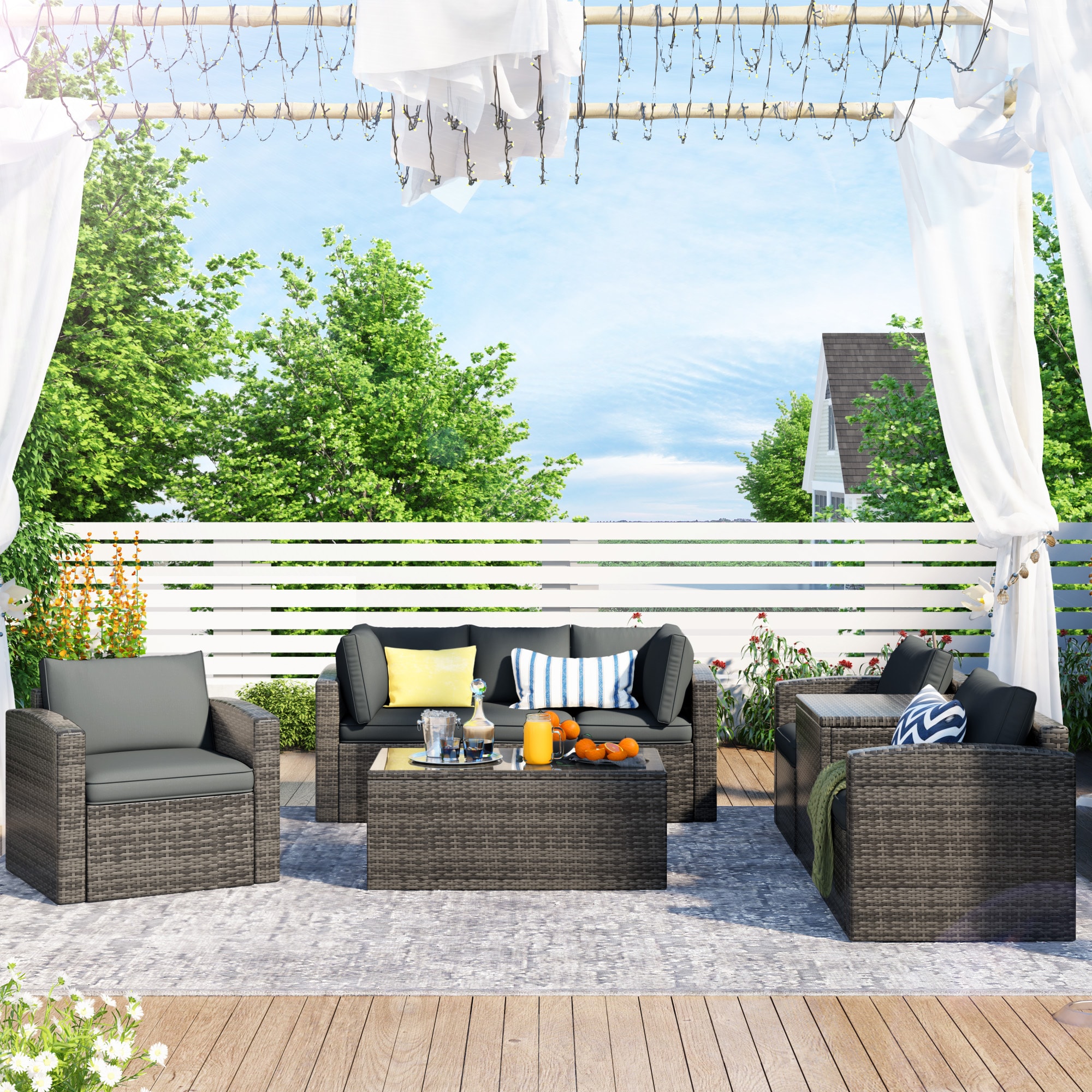 Clihome LHC-002-S-FRS001 Patio-Conversation-Sets - View #11