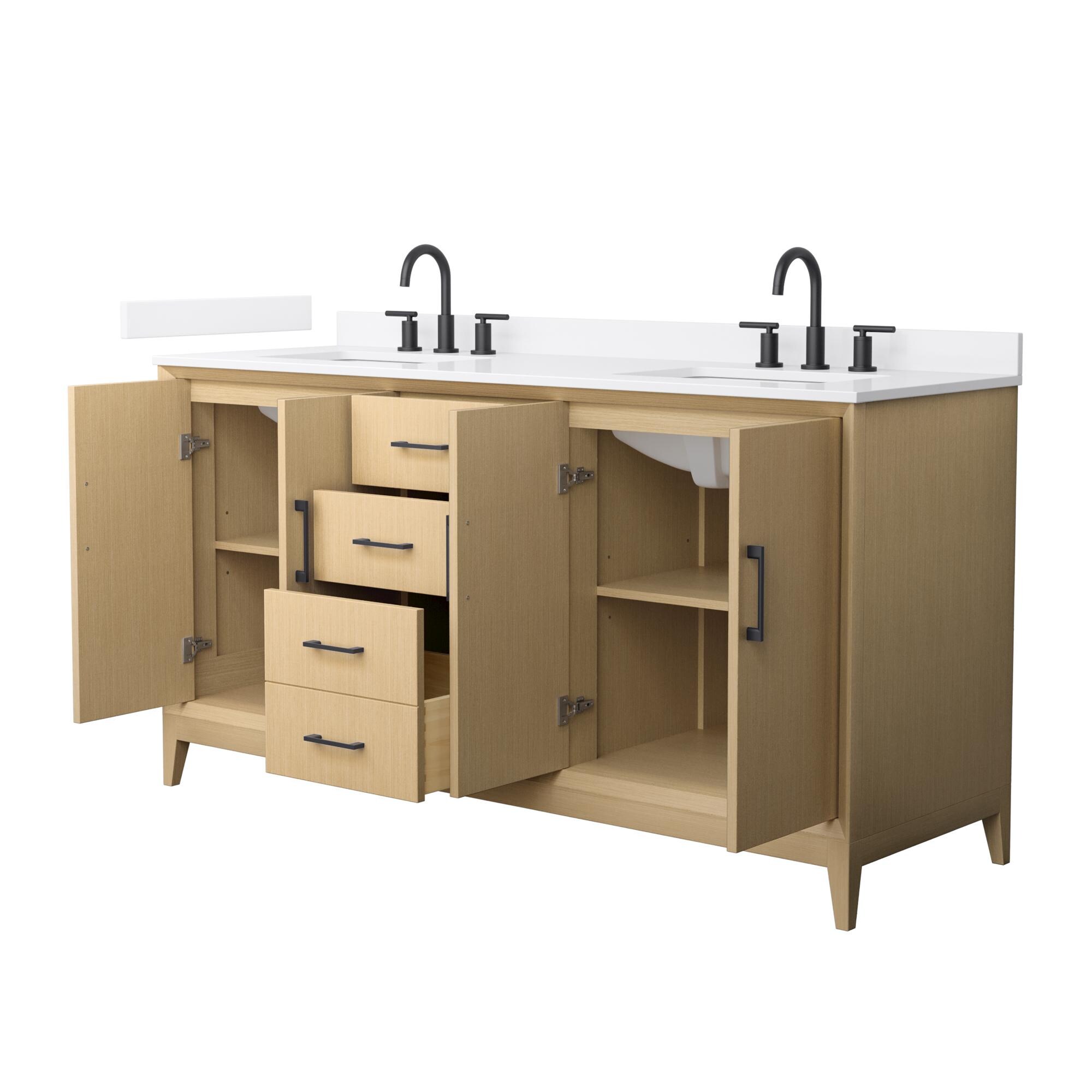 Wyndham Collection WCH757566DHBWQUS3MXX Bath-Vanity-Combo - View #2